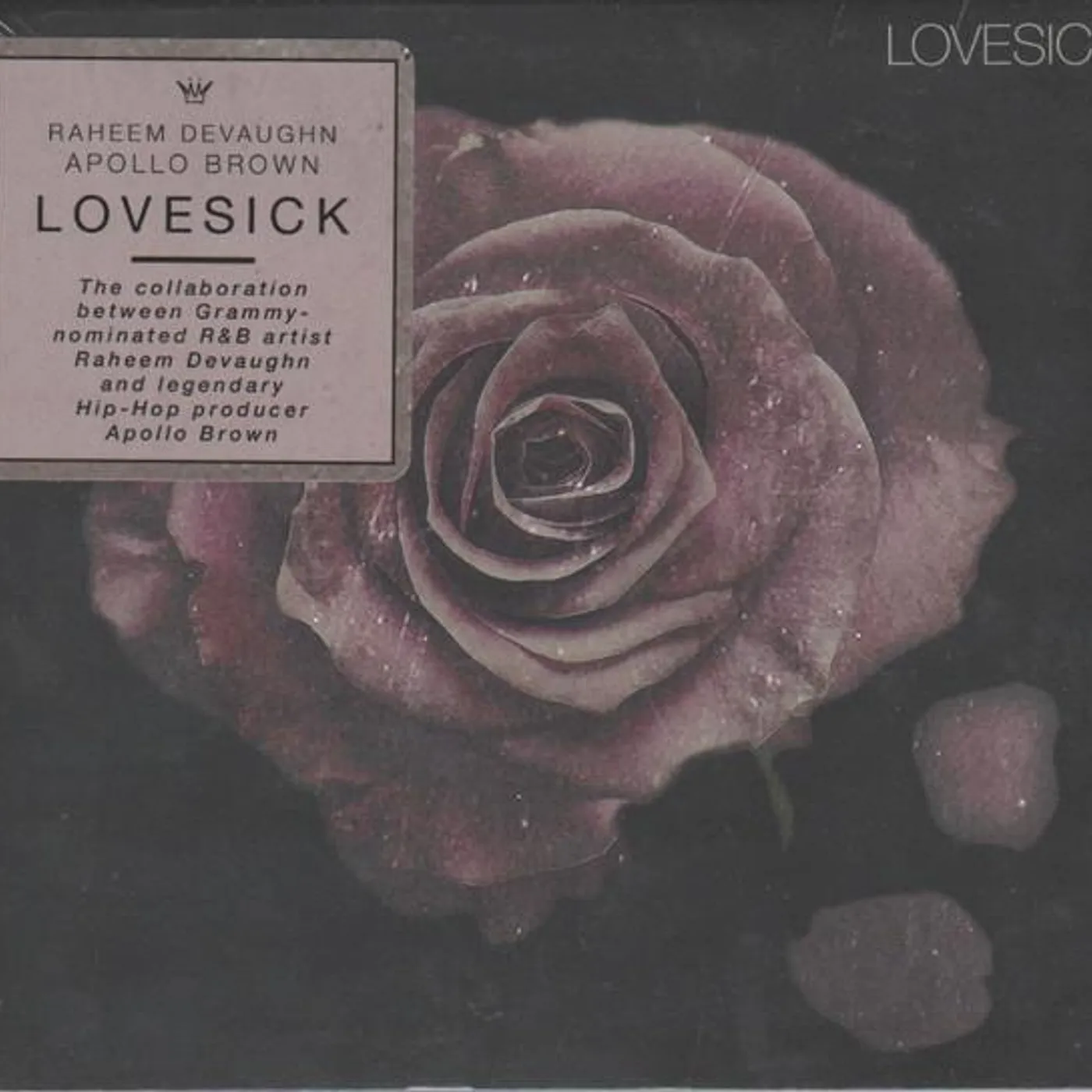 Raheem DeVaughn LOVESICK CD