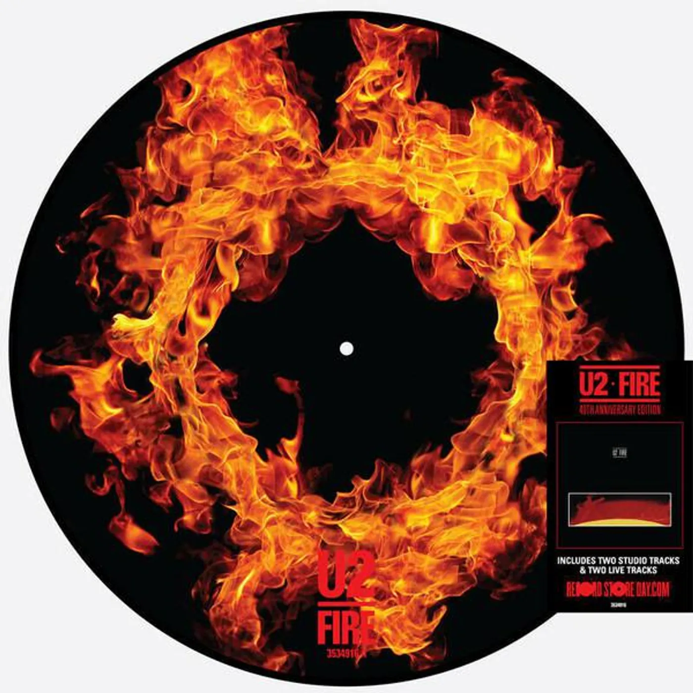 U2 Fire (40th Anniversary Edition/Picture Disc) (RSD) Vinyl Record