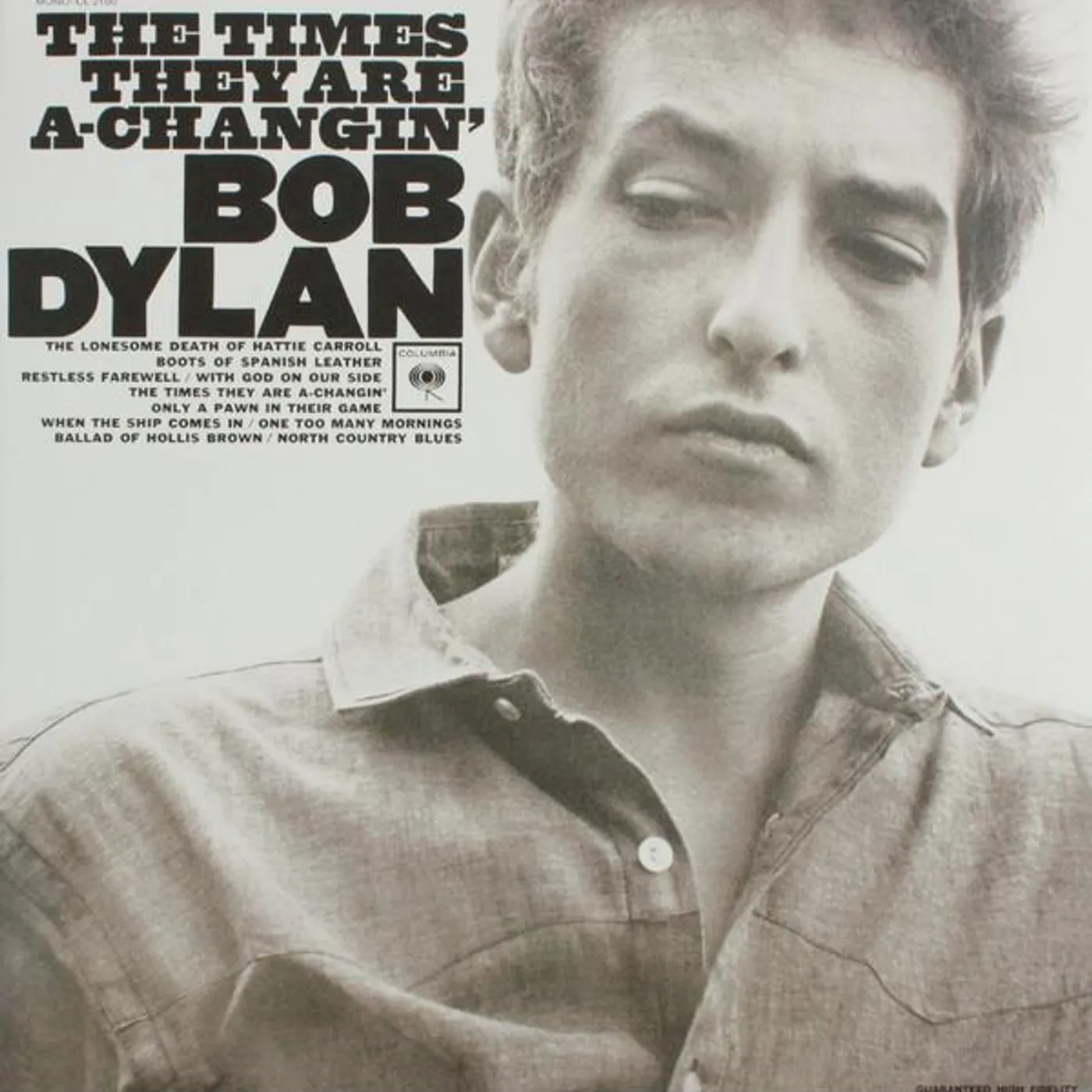 Bob Dylan TIMES THEY ARE A CHANGIN Vinyl Record
