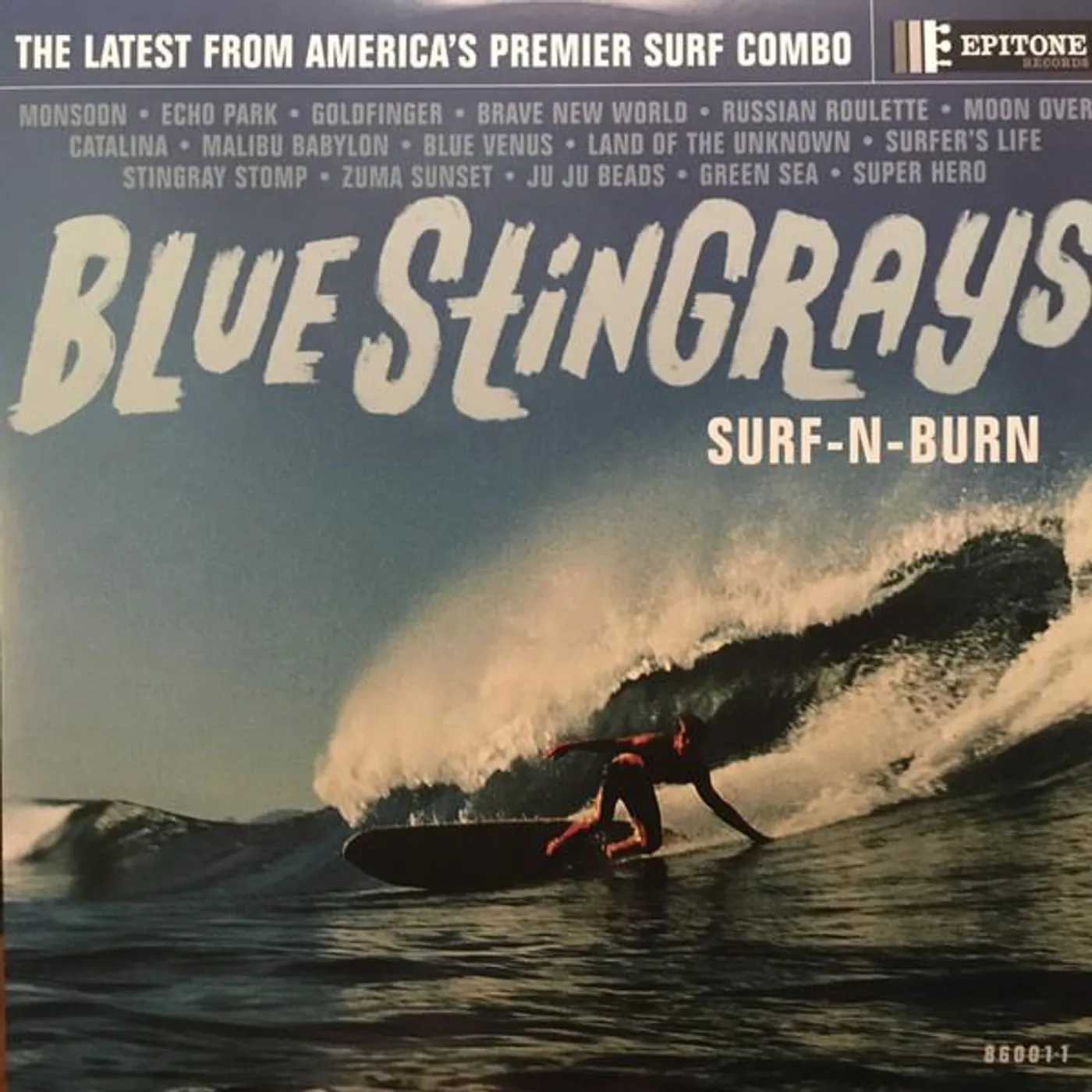 Blue Stingrays Surf-N-Burn Vinyl Record