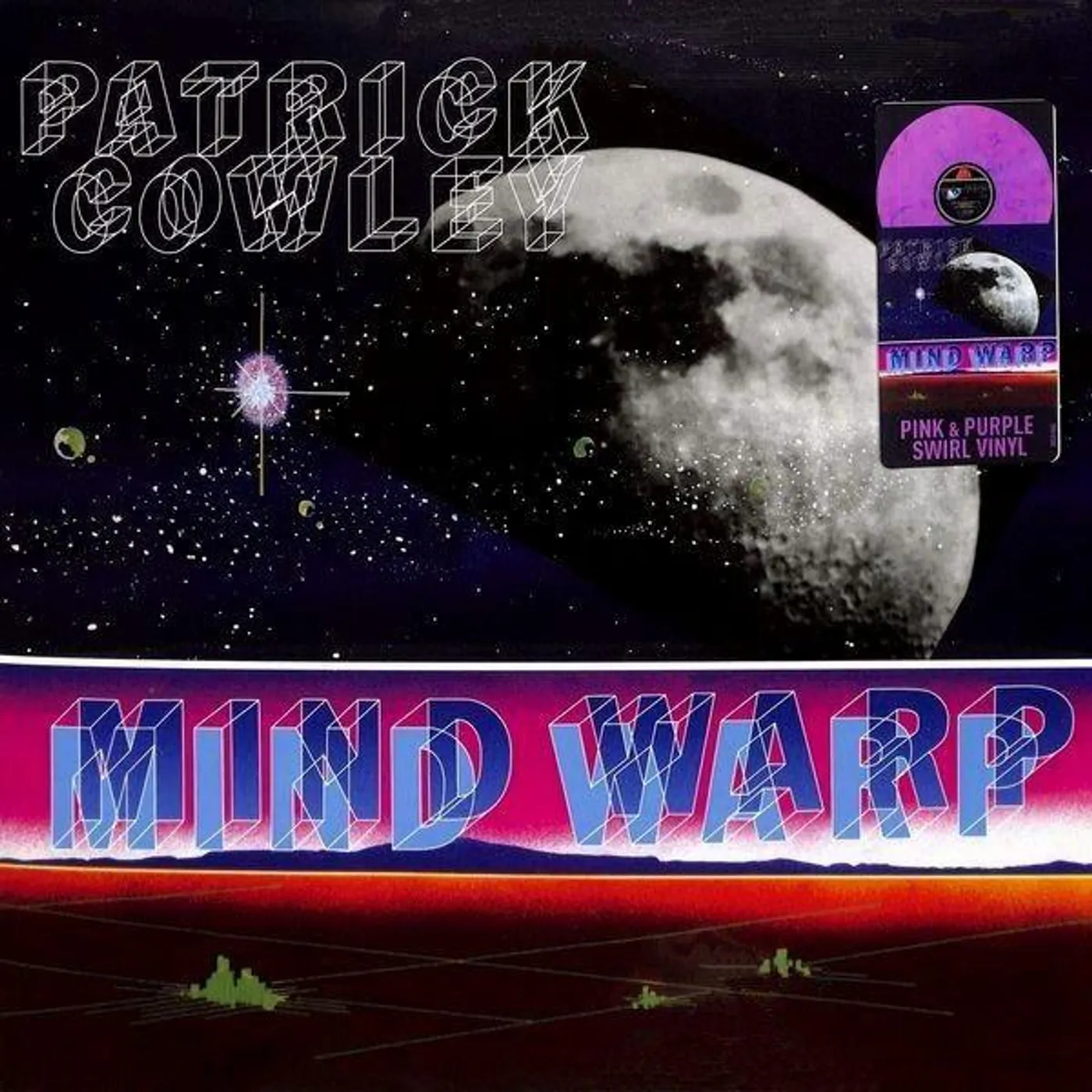 Patrick Cowley MIND WARP (CLEAR VINYL WITH PINK & PURPLE SPECKS VINYL) Vinyl Record