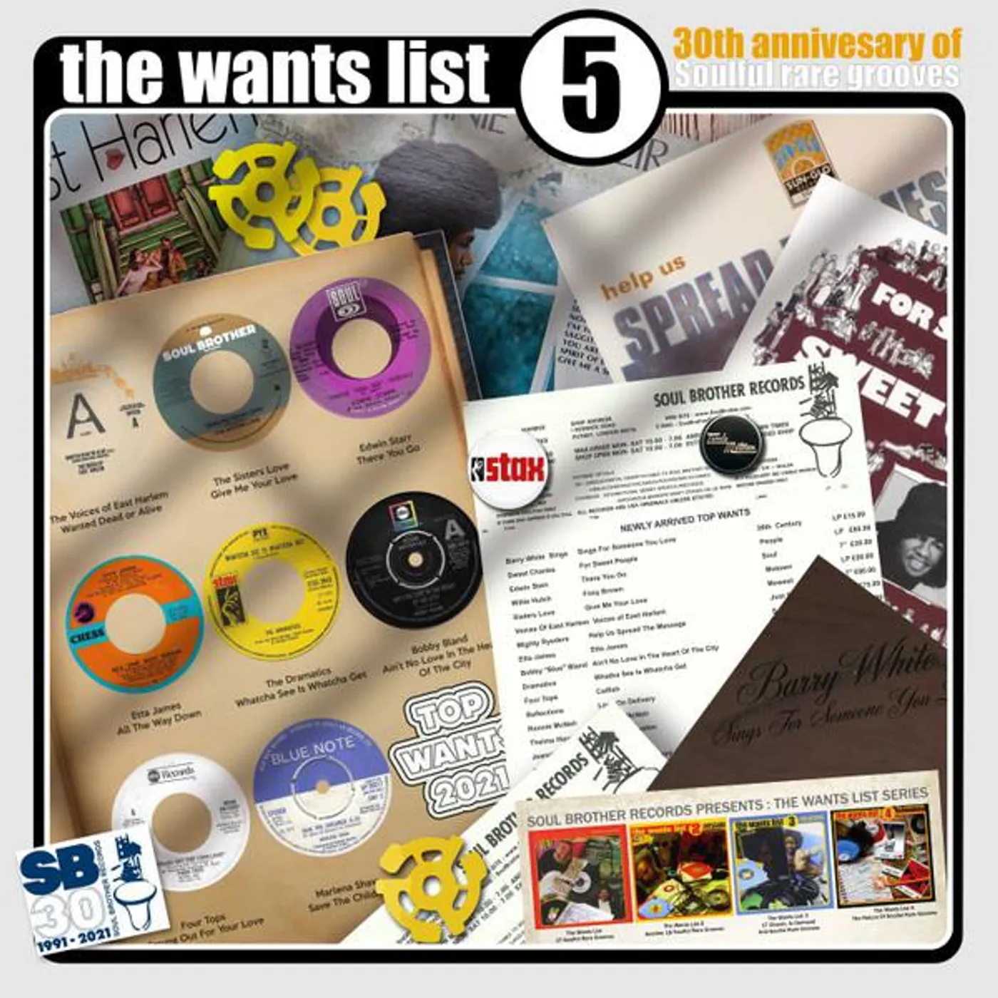 Various Artists  WANTS LIST 5 (30TH ANNIVERSARY OF SOULFUL RARE GROOVES) (IMPORT) CD