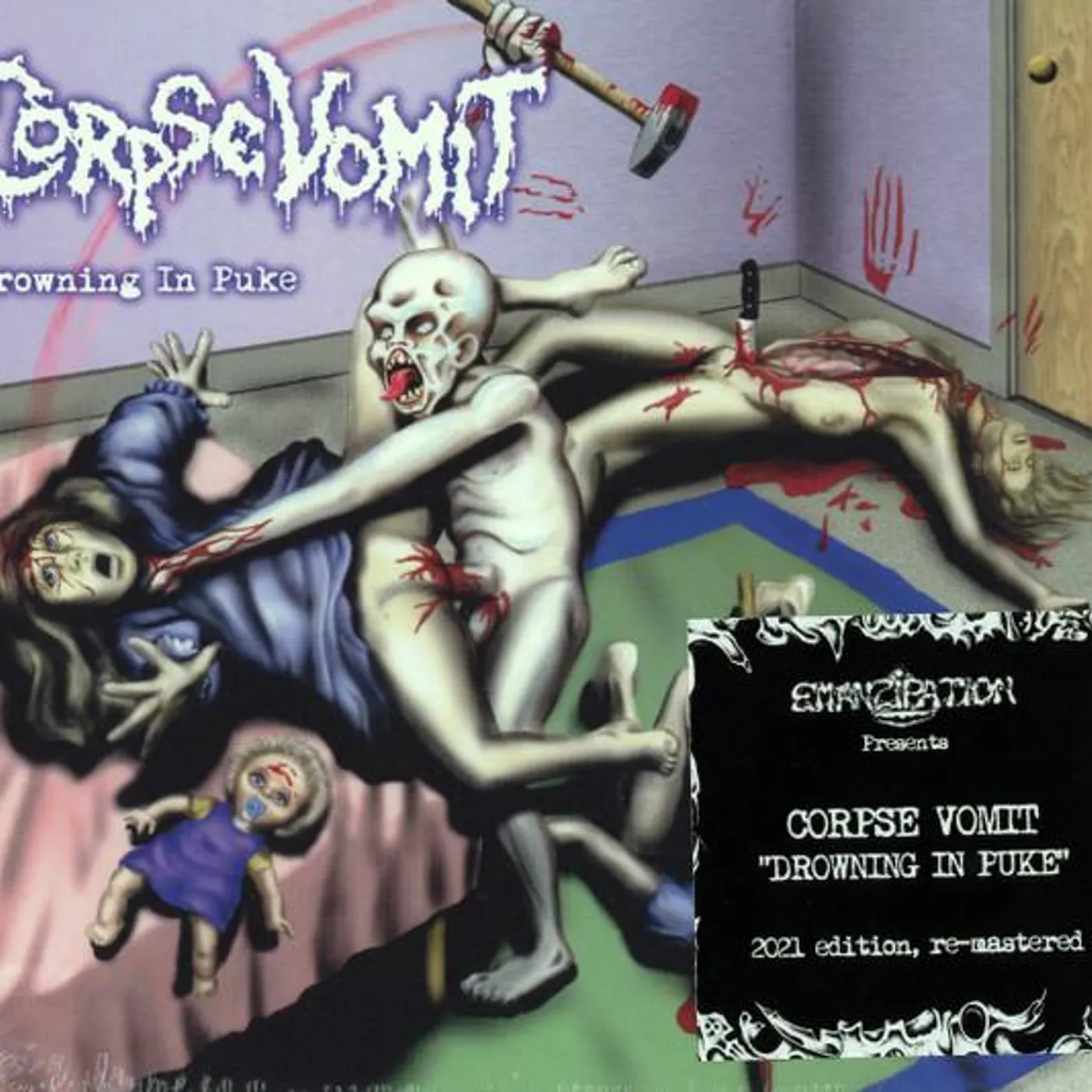 Corpse Vomit DROWNING IN PUKE CD