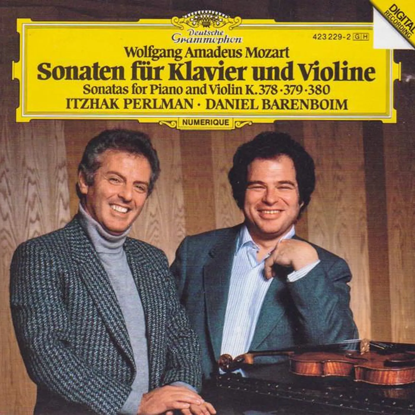 MOZART / PERLMAN / BARENBOIM SONATAS FOR PIANO & VIOLIN CD