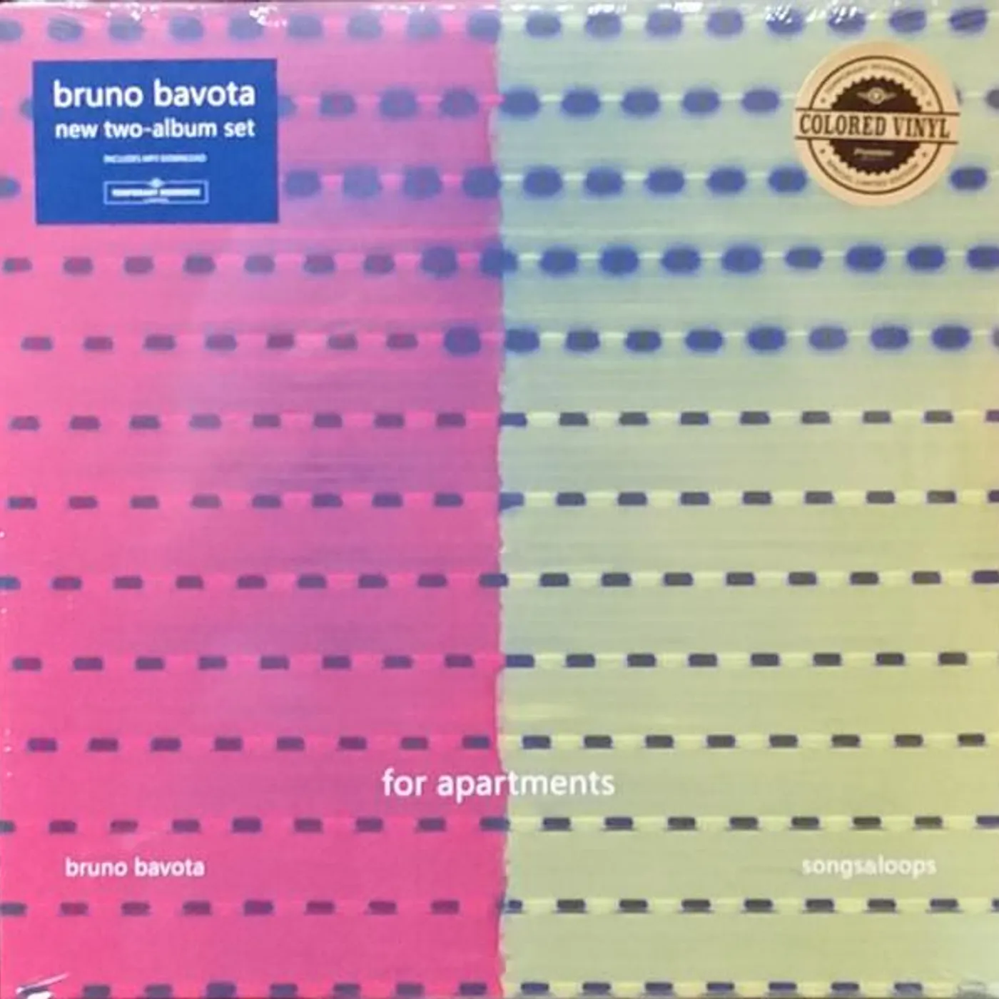 Bruno Bavota FOR APARTMENTS: SONGS & LOOPS Vinyl Record