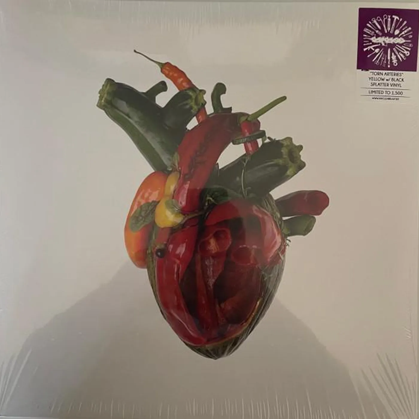 Carcass Torn Arteries (Yellow & Black Splatter Vinyl/2lp) Vinyl Record