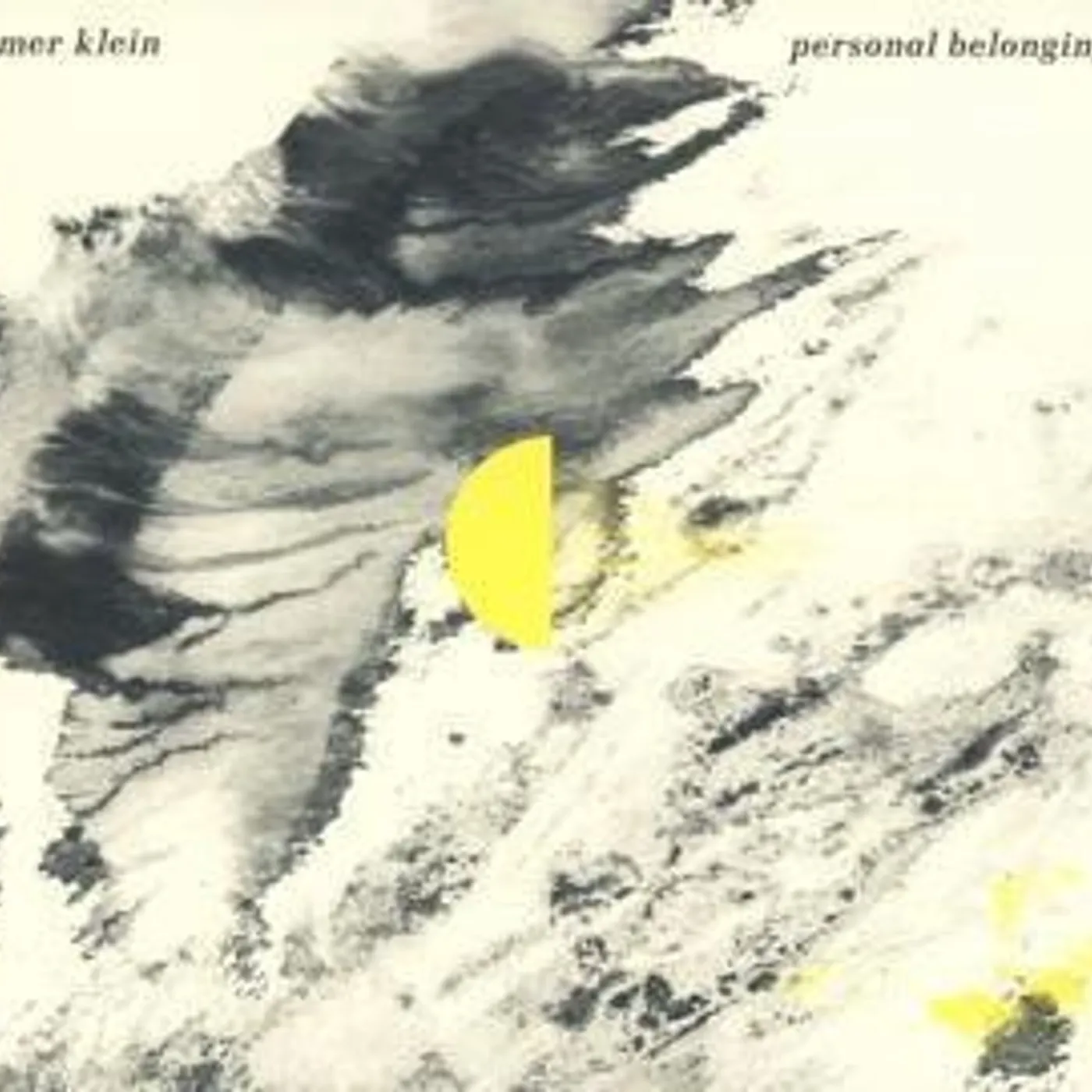 Omer Klein PERSONAL BELONGINGS CD