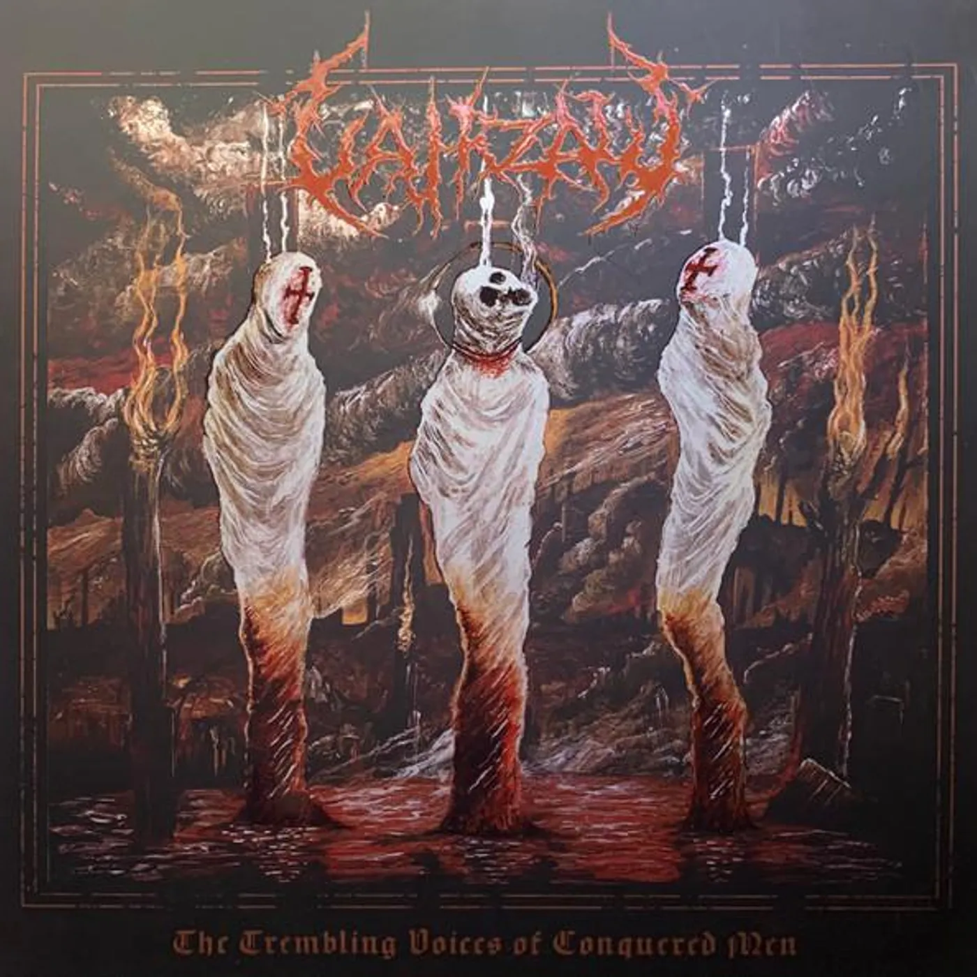 VAHRZAW Trembling Voices Of Conquered Men (Splattered) Vinyl Record