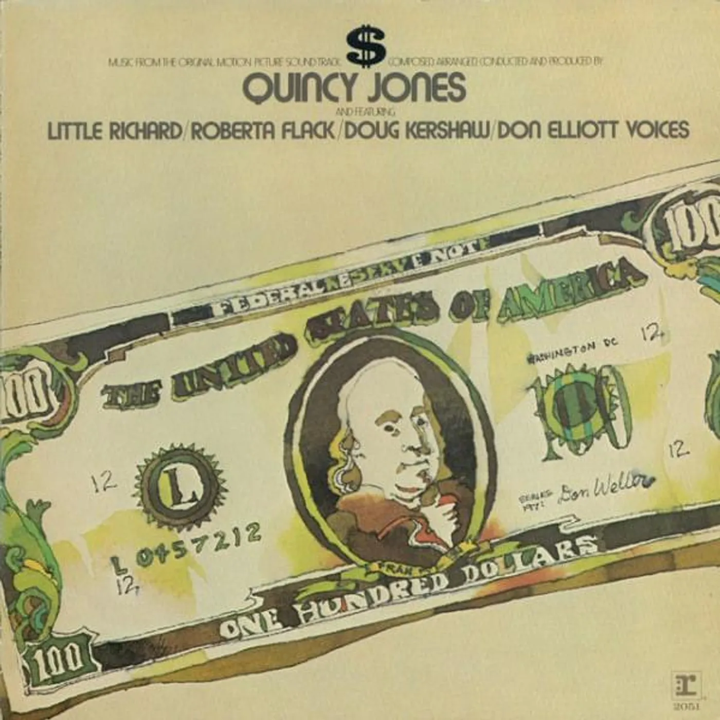 Quincy Jones $ - Original Soundtrack Vinyl Record
