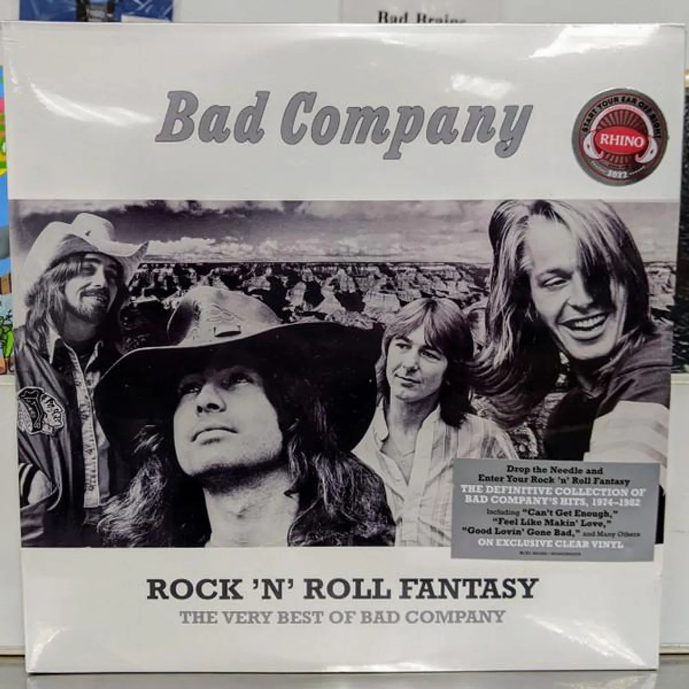 ROCK 'N' ROLL FANTASY: THE VERY BEST OF BAD COMPANY (2LP/LIMITED/CLEAR VINYL) (SYEOR) Vinyl Record