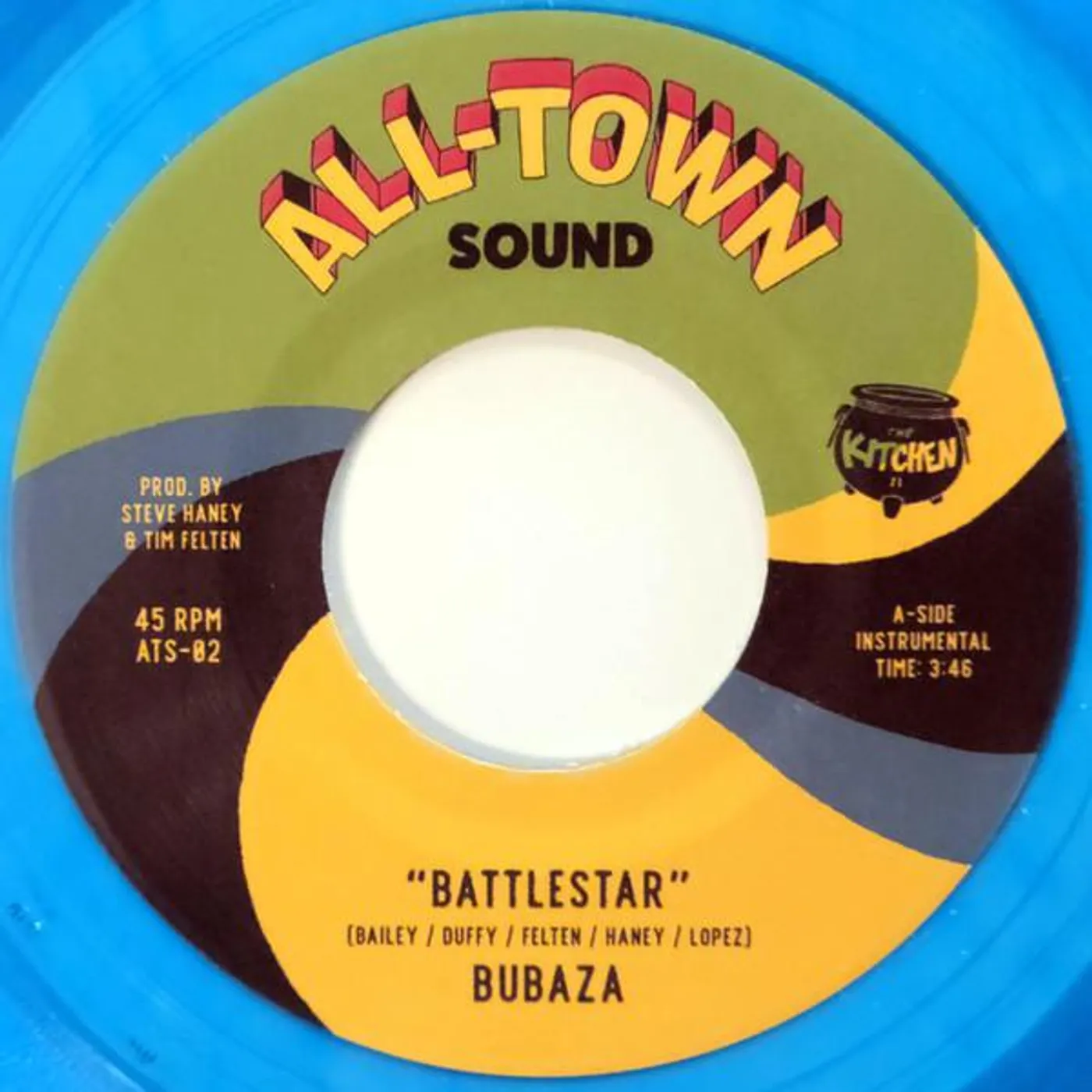 Bubaza Battlestar (Blue/7" Single) Vinyl Record