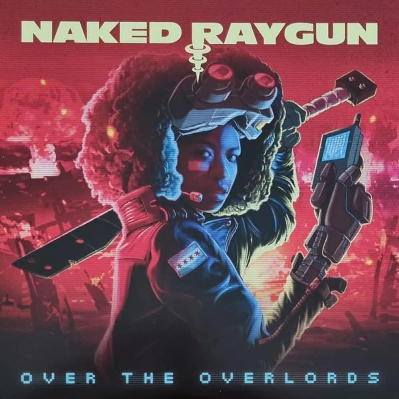 Naked Raygun OVER THE OVERLORDS Vinyl Record