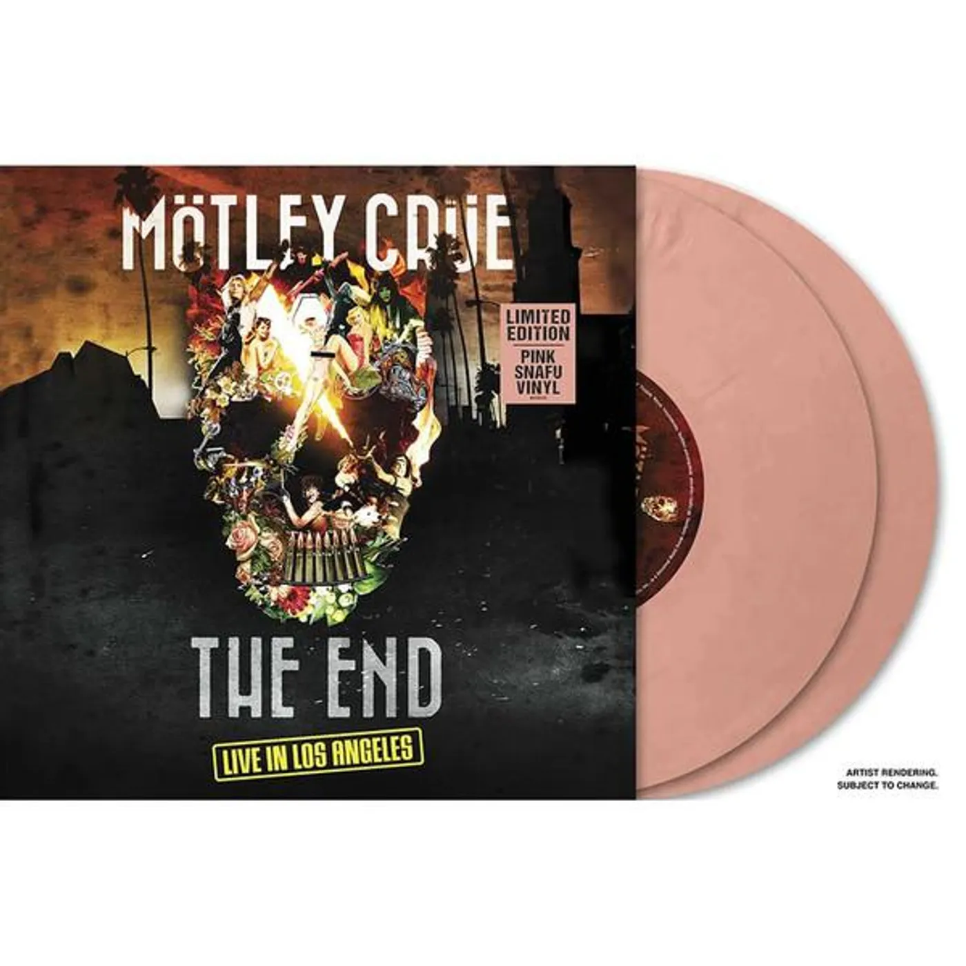 Mötley Crüe END - LIVE IN LOS ANGELES Vinyl Record