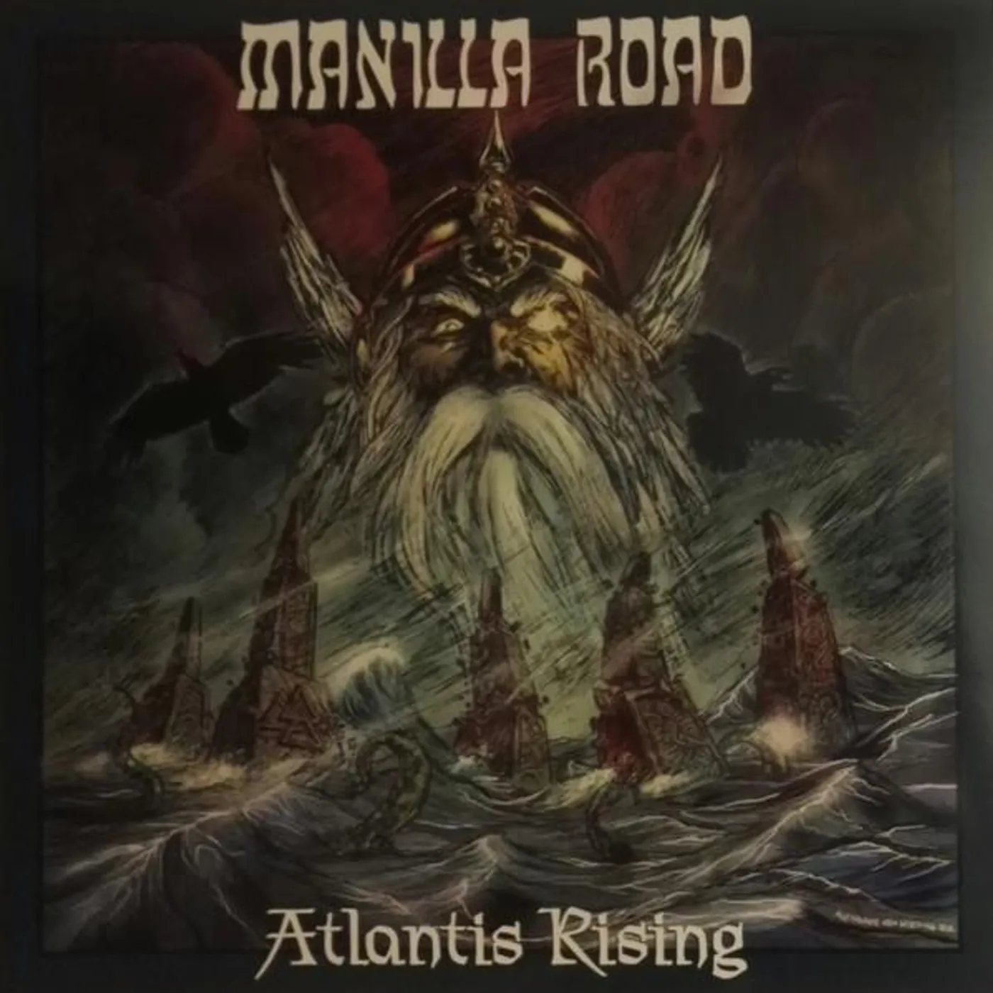 Manilla Road ATLANTIS RISING Vinyl Record