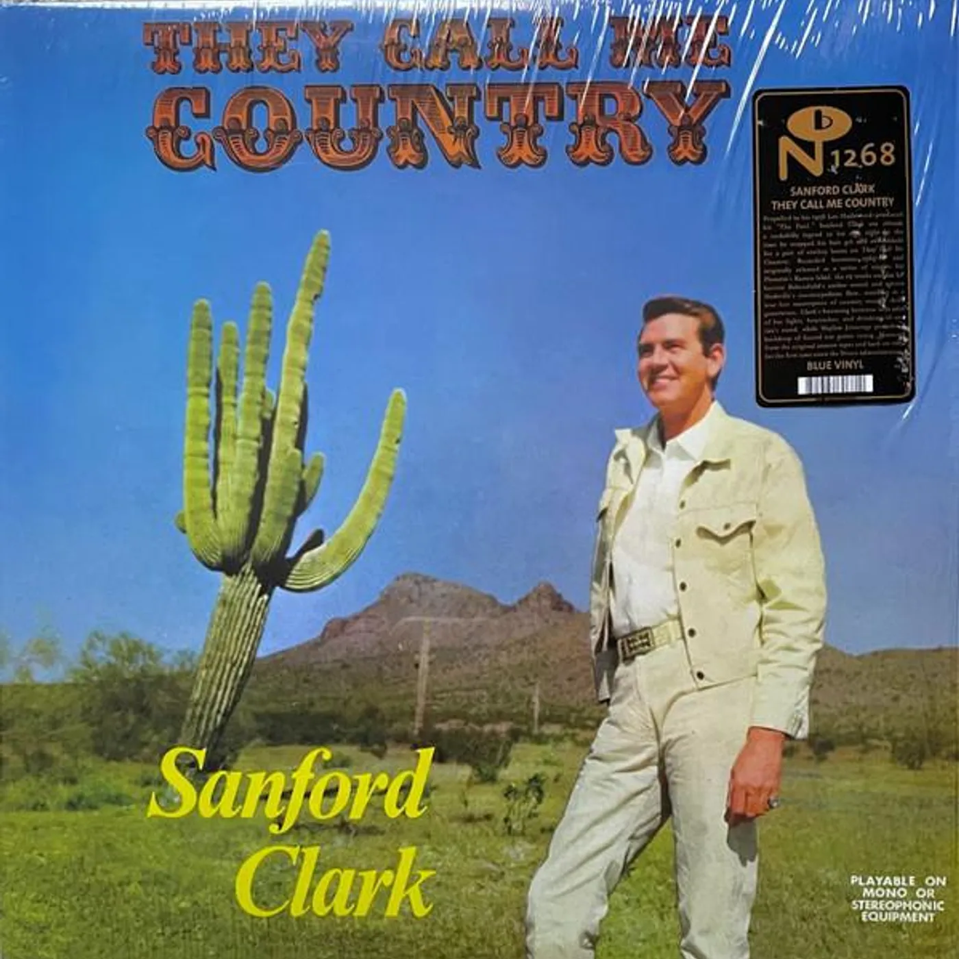 Sanford Clark They Call Me Country Vinyl Record