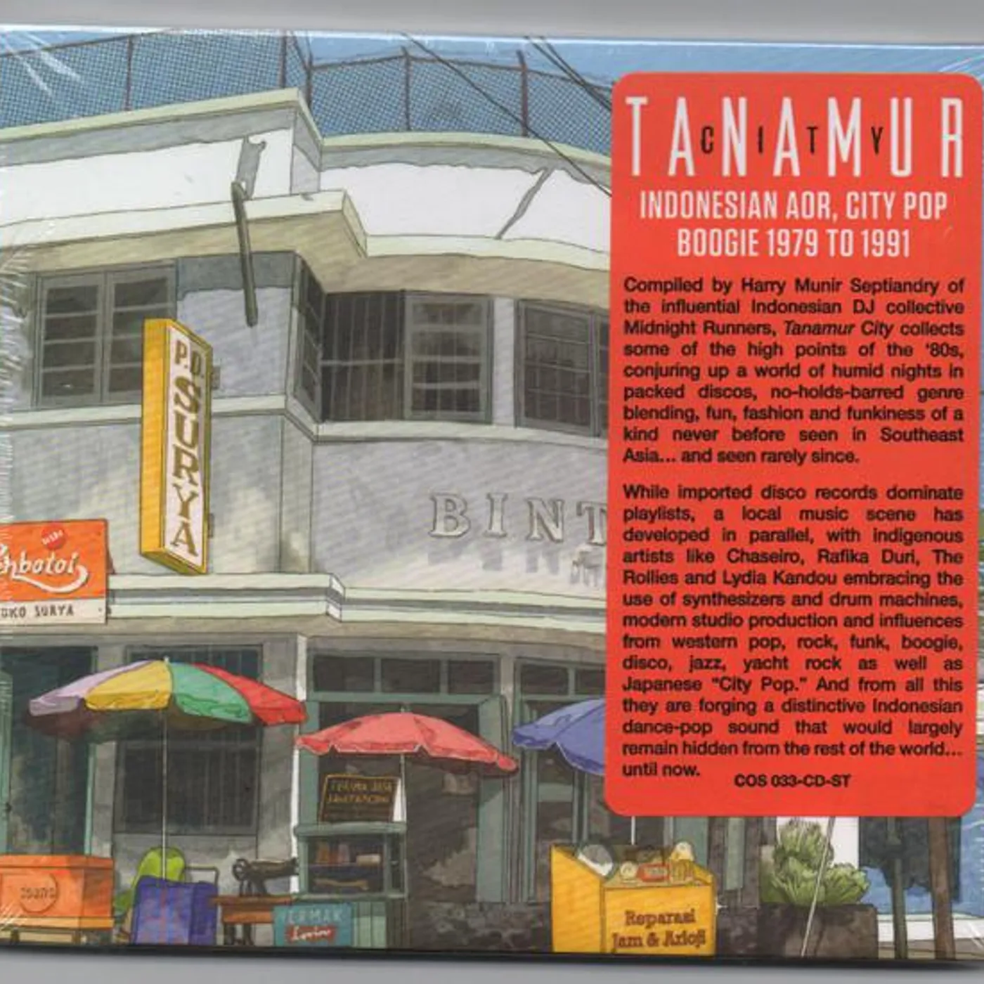 Various Artists  TANAMUR CITY: INDONESIAN AOR, CITY POP & BOOGIE 1979 - 1991 CD