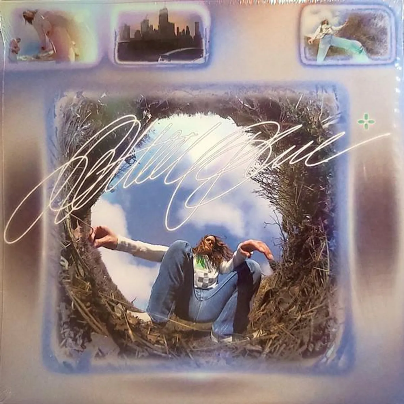Wet Letter Blue Vinyl Record