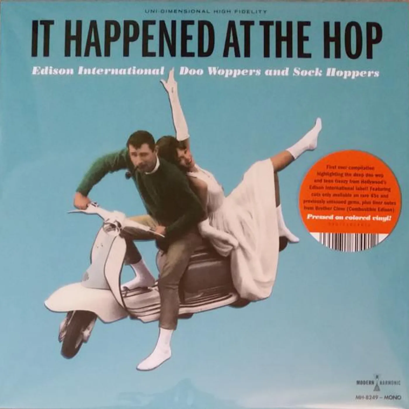 IT HAPPENED AT THE HOP: EDISON INTERNATIONAL DOO WOPPERS & SOCK HOPPERS (WHITE VINYL) (RSD) Vinyl Record