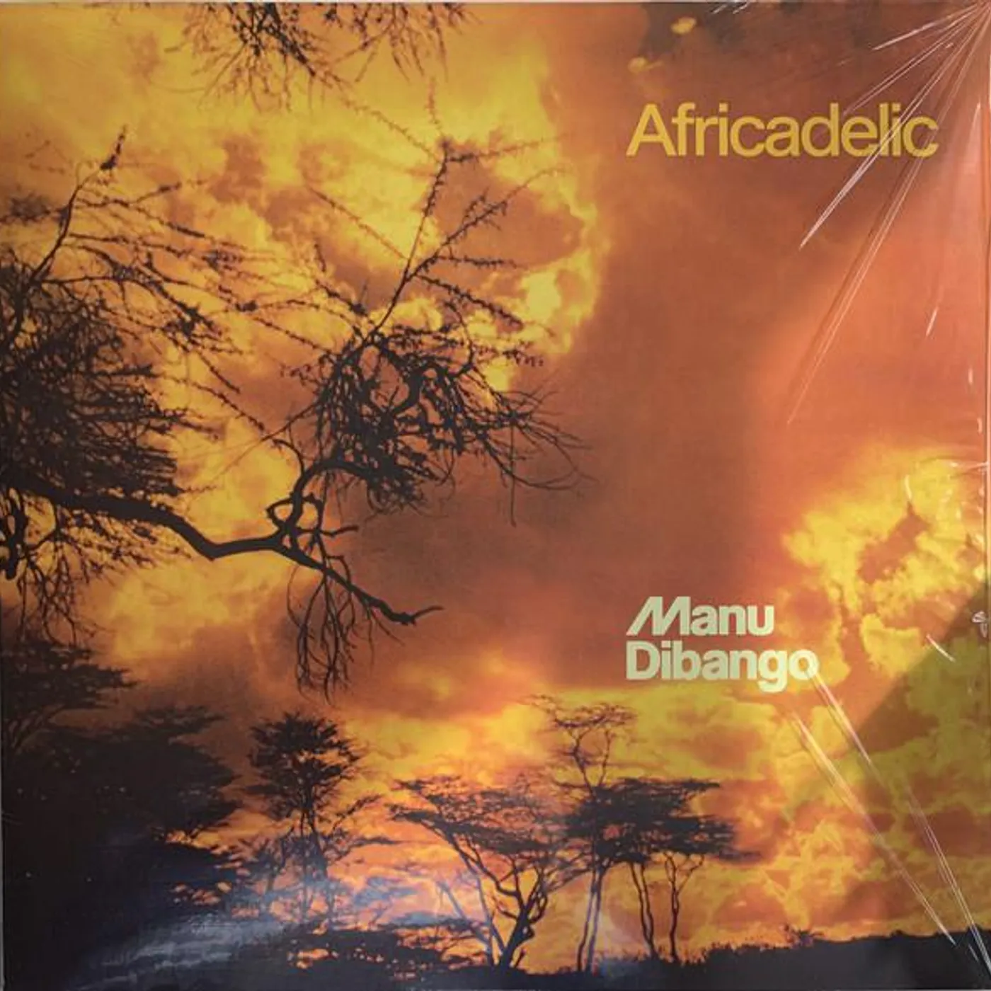 Manu Dibango AFRICADELIC (ORANGE VINYL) Vinyl Record