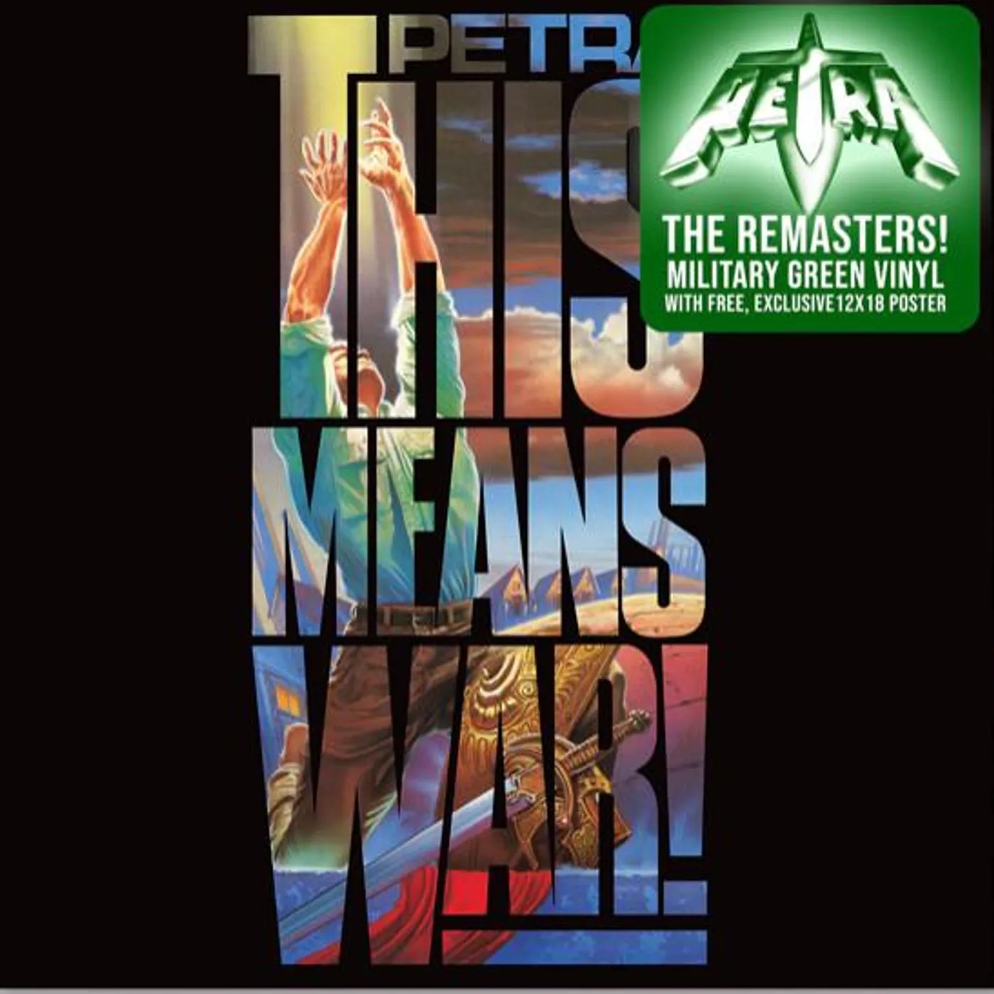 Petra THIS MEANS WAR Vinyl Record