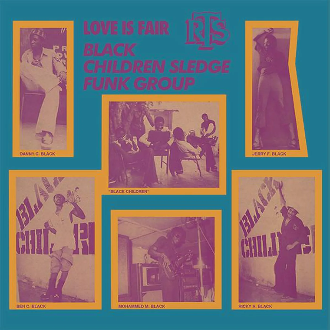 Black Children Sledge Funk Group LOVE IS FAIR Vinyl Record