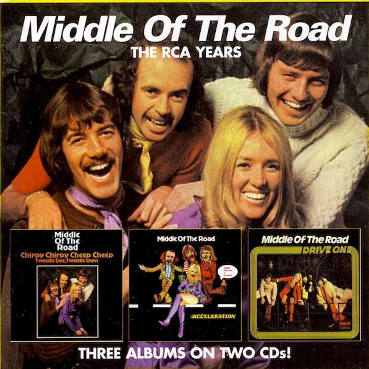 Middle Of The Road CHIRPY CHIRPY CHEEP / ACCELERATION / DRIVE ON CD