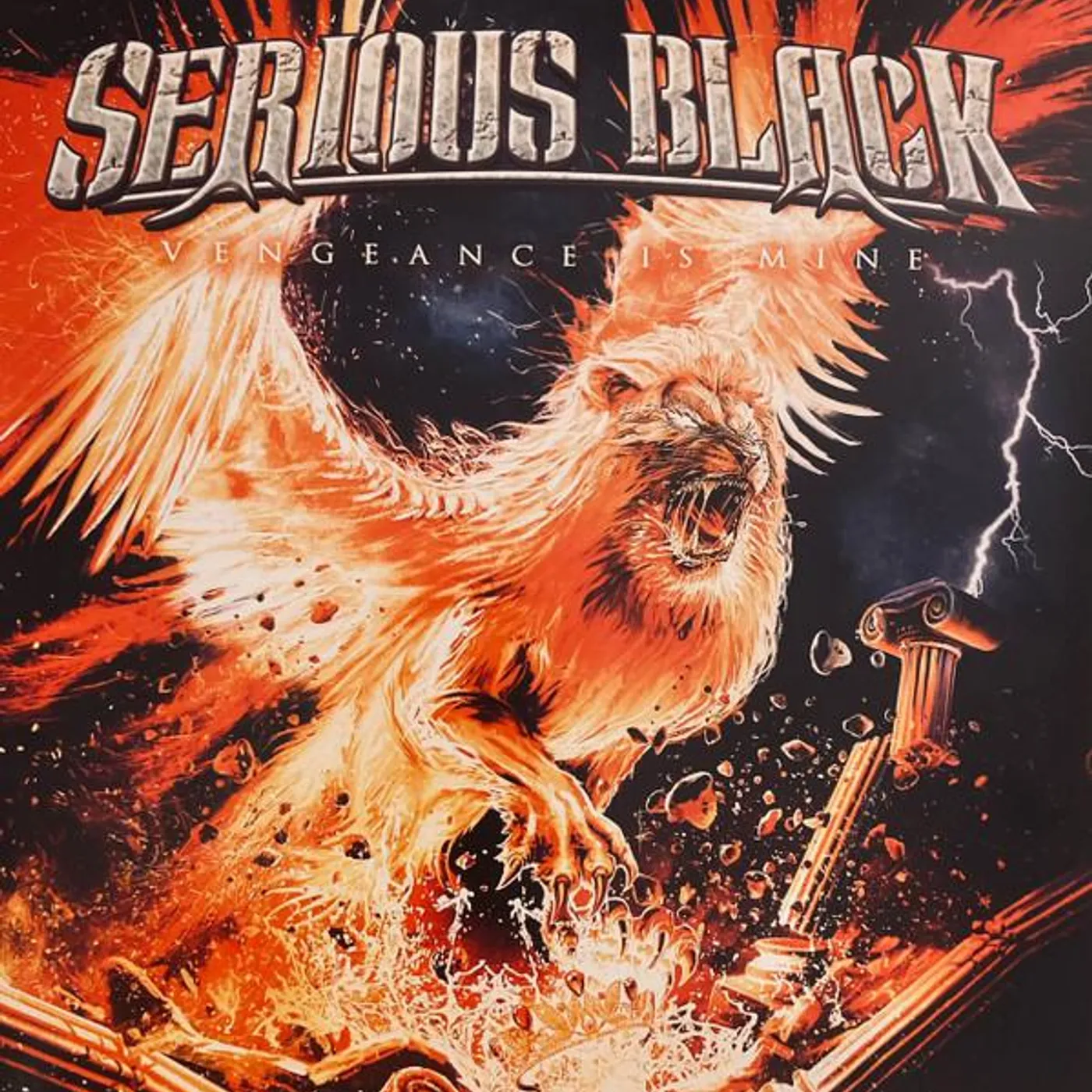 Serious Black Vengeance Is Mine Vinyl Record