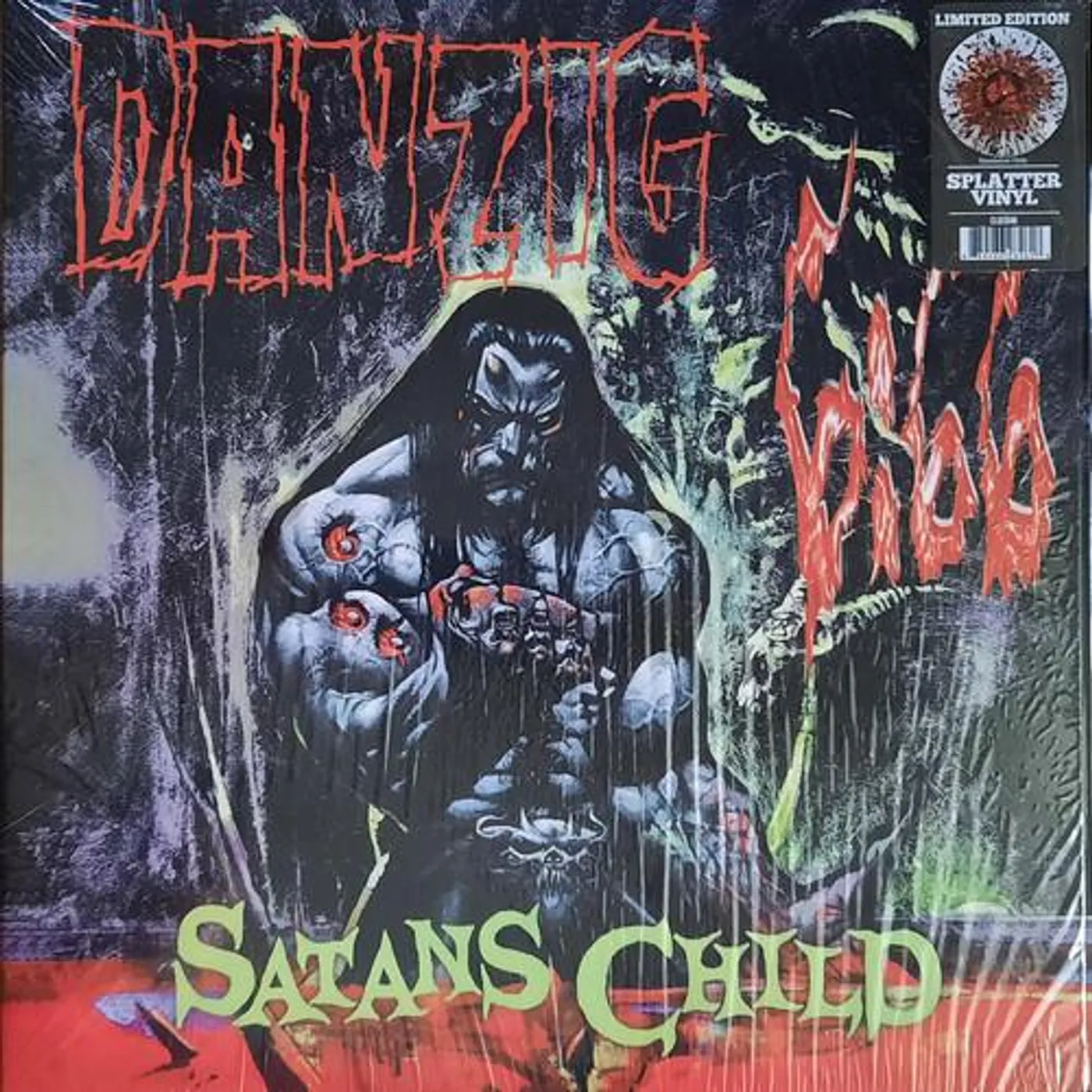 Danzig 6:66: SATAN'S CHILD (RED & BLACK SPLATTER) Vinyl Record