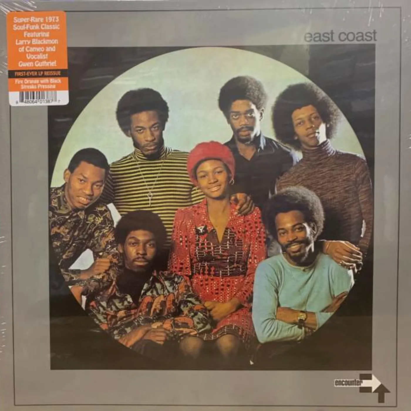 East Coast S/T (Fire Orange With Black Streaks) Vinyl Record