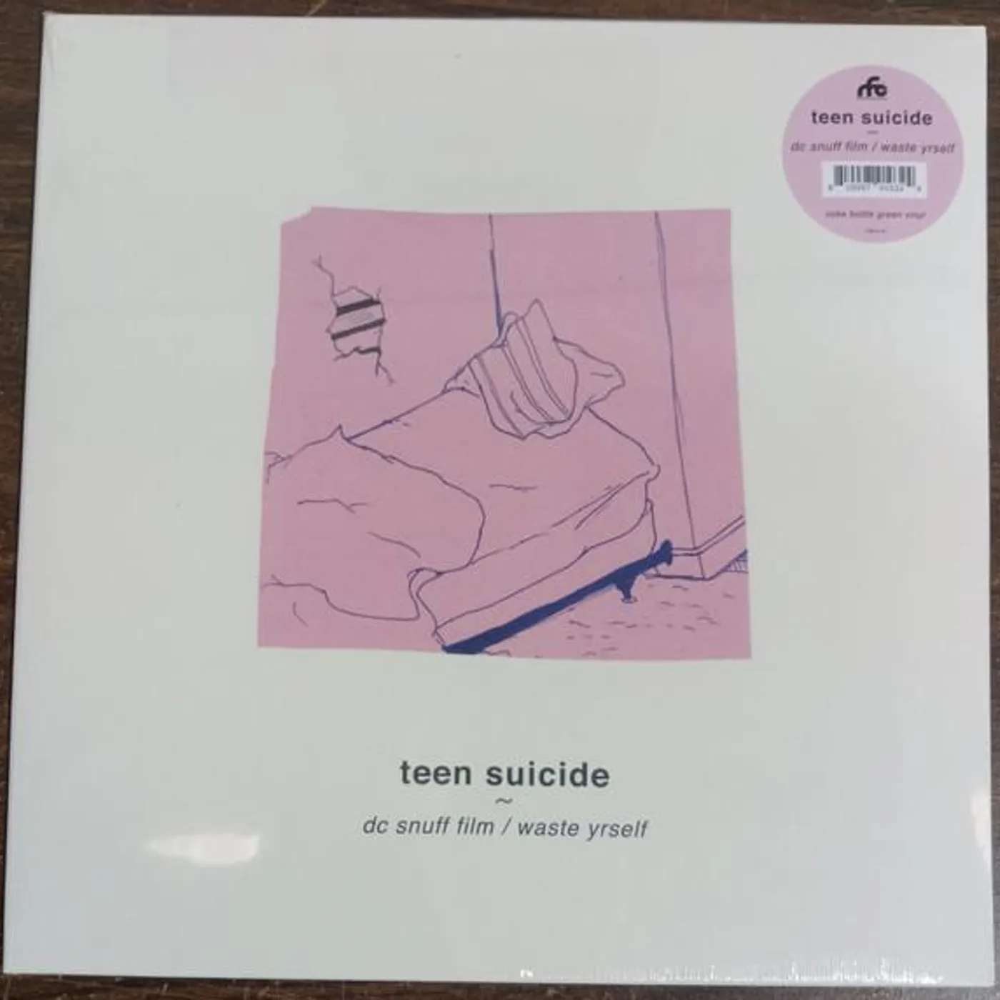 Teen Suicide dc snuff film / waste yrself Vinyl Record