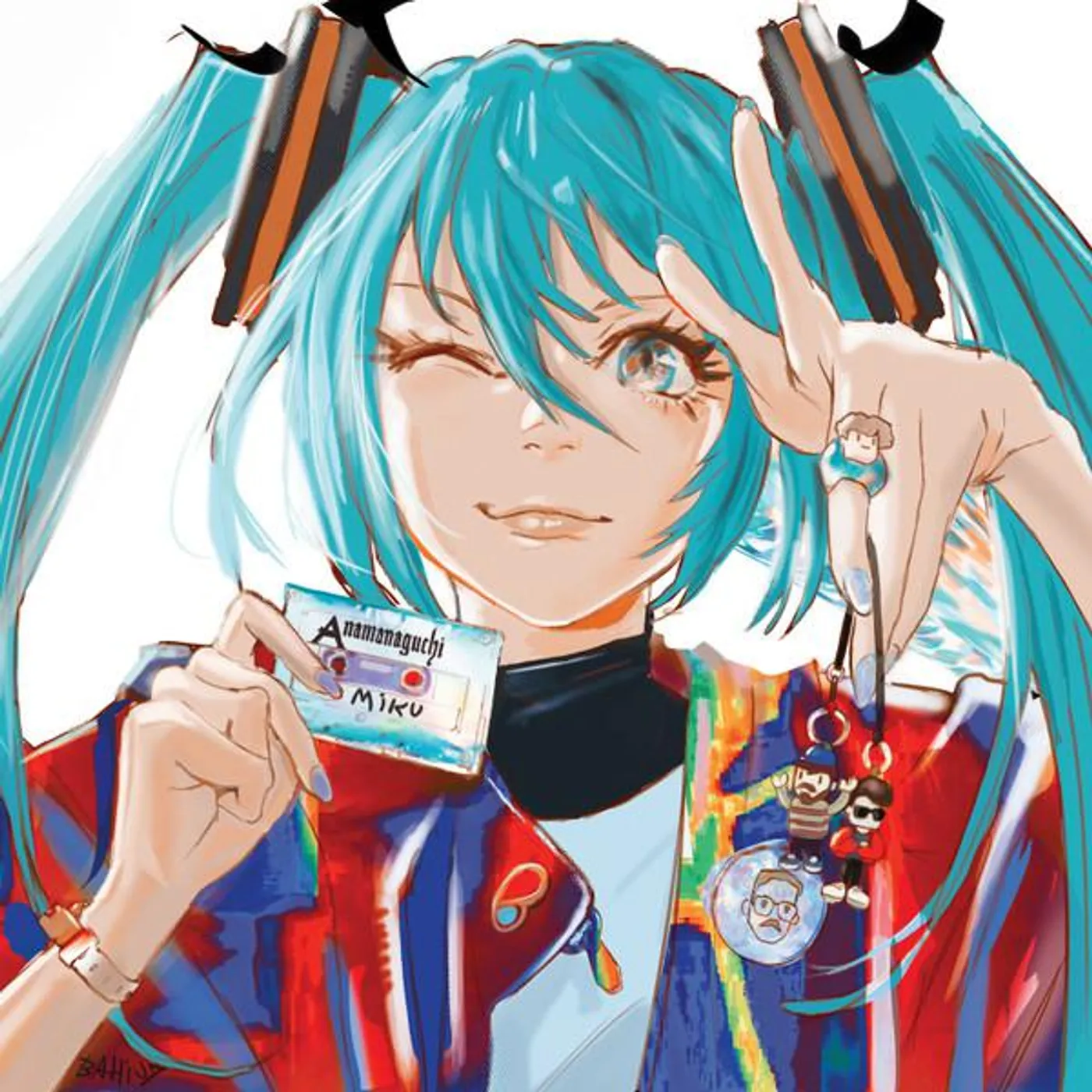 Anamanaguchi Miku (Teal) Vinyl Record