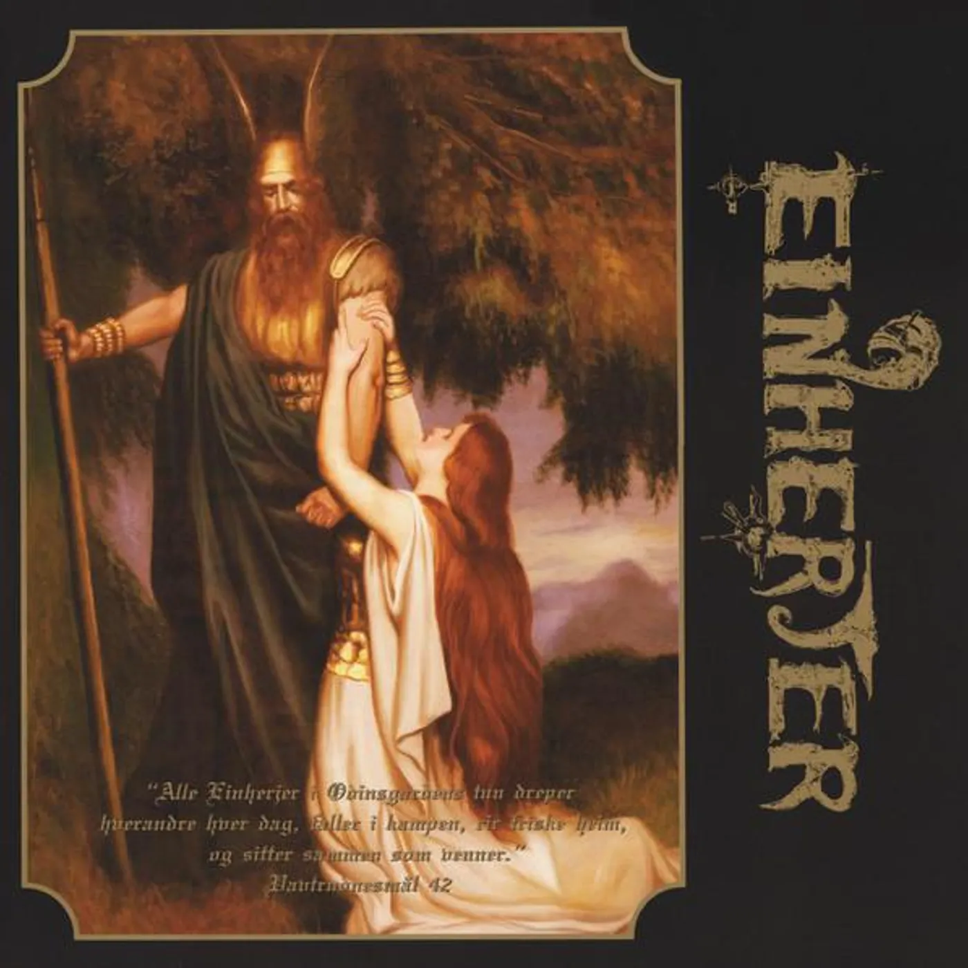 Einherjer AURORA BOREALIS/LEVE VIKINGANDEN (LIMITED/BROWN VINYL) Vinyl Record