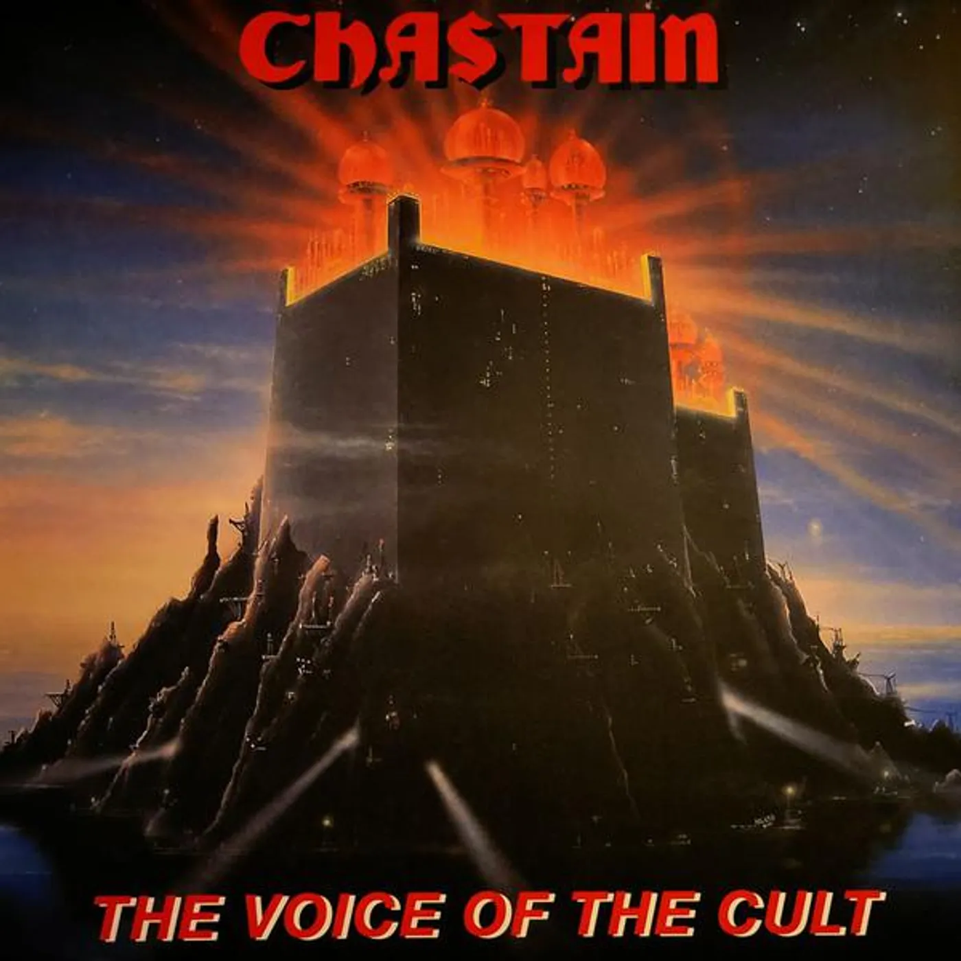 Chastain VOICE OF THE CULT (FLAMING BLUE VINYL) Vinyl Record