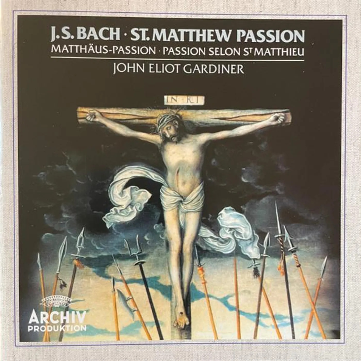 Bach / John Eliot Gardiner / Monteverdi Choir BACH: ST MATTHEW PASSION BWV 244 CD