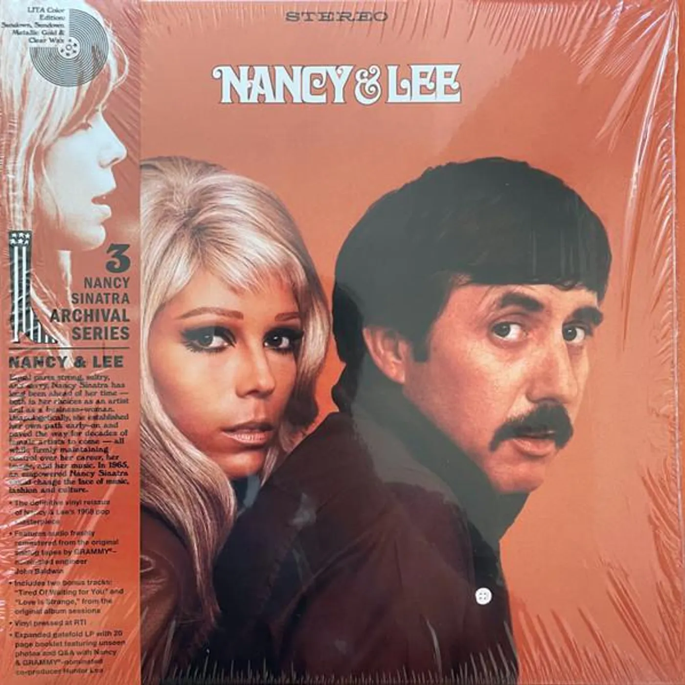 Nancy Sinatra And Lee Hazlewood NANCY & LEE (GOLD VINYL) Vinyl Record