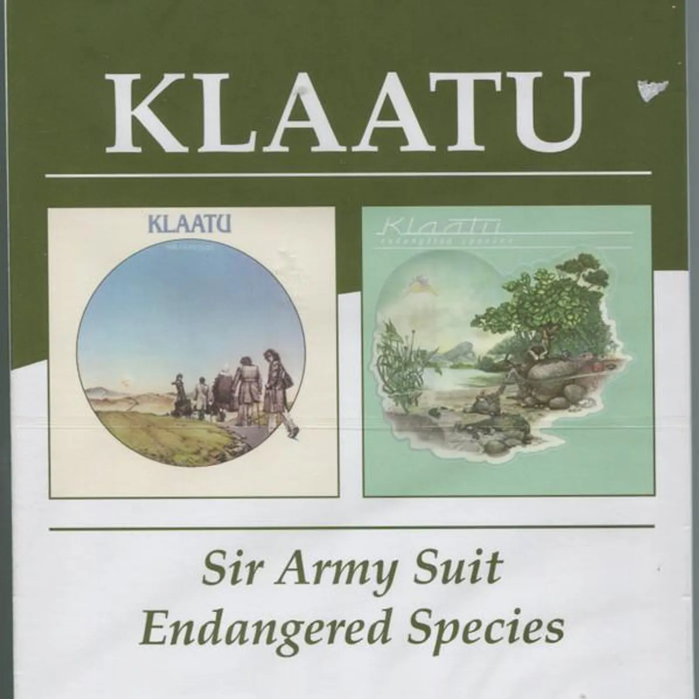 Klaatu SIR ARMY SUIT / ENDANGERED SPECIES (REMASTERED) CD