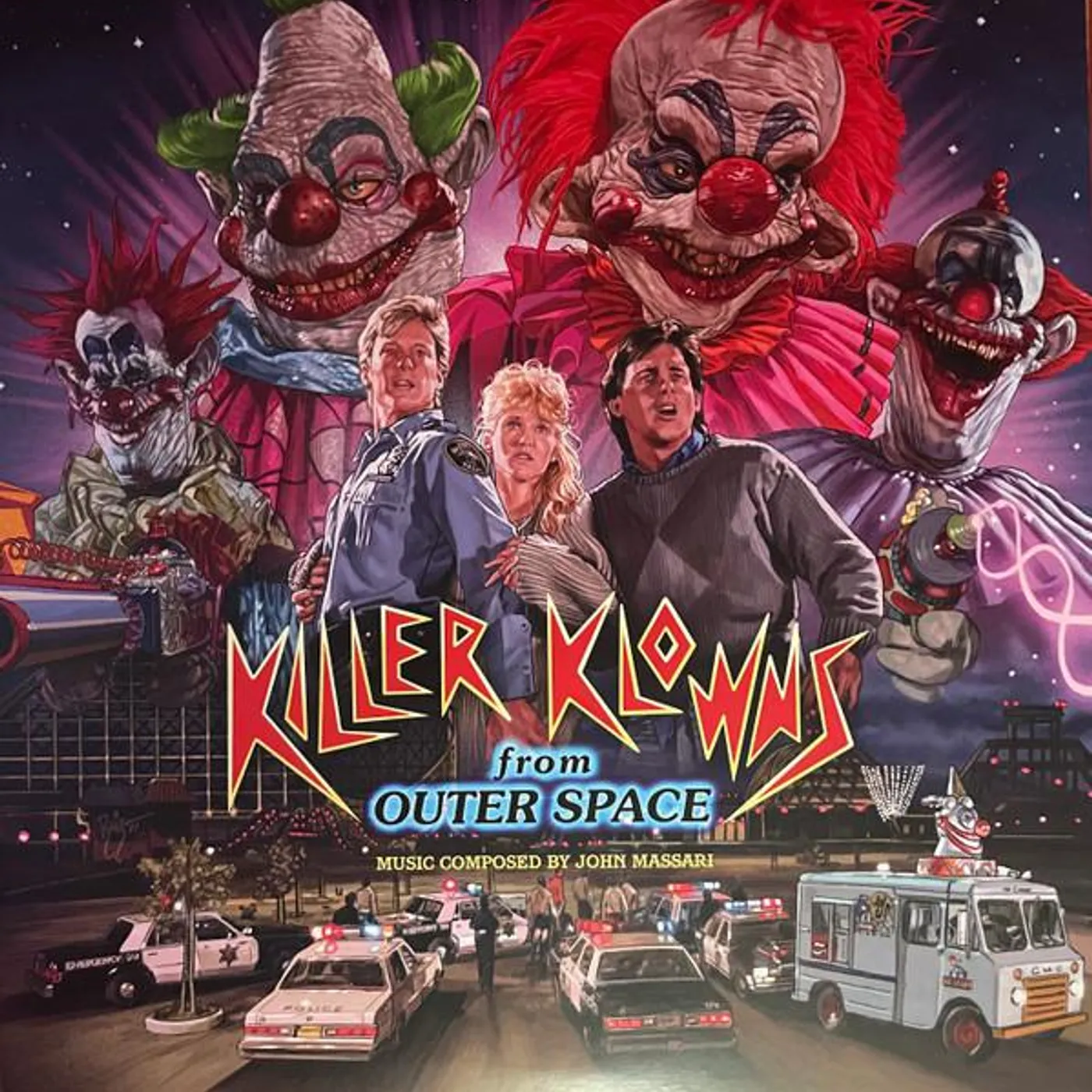 John Massari KILLER KLOWNS FROM OUTER SPACE (VIOLET BLUE VINYL/2LP) Vinyl Record