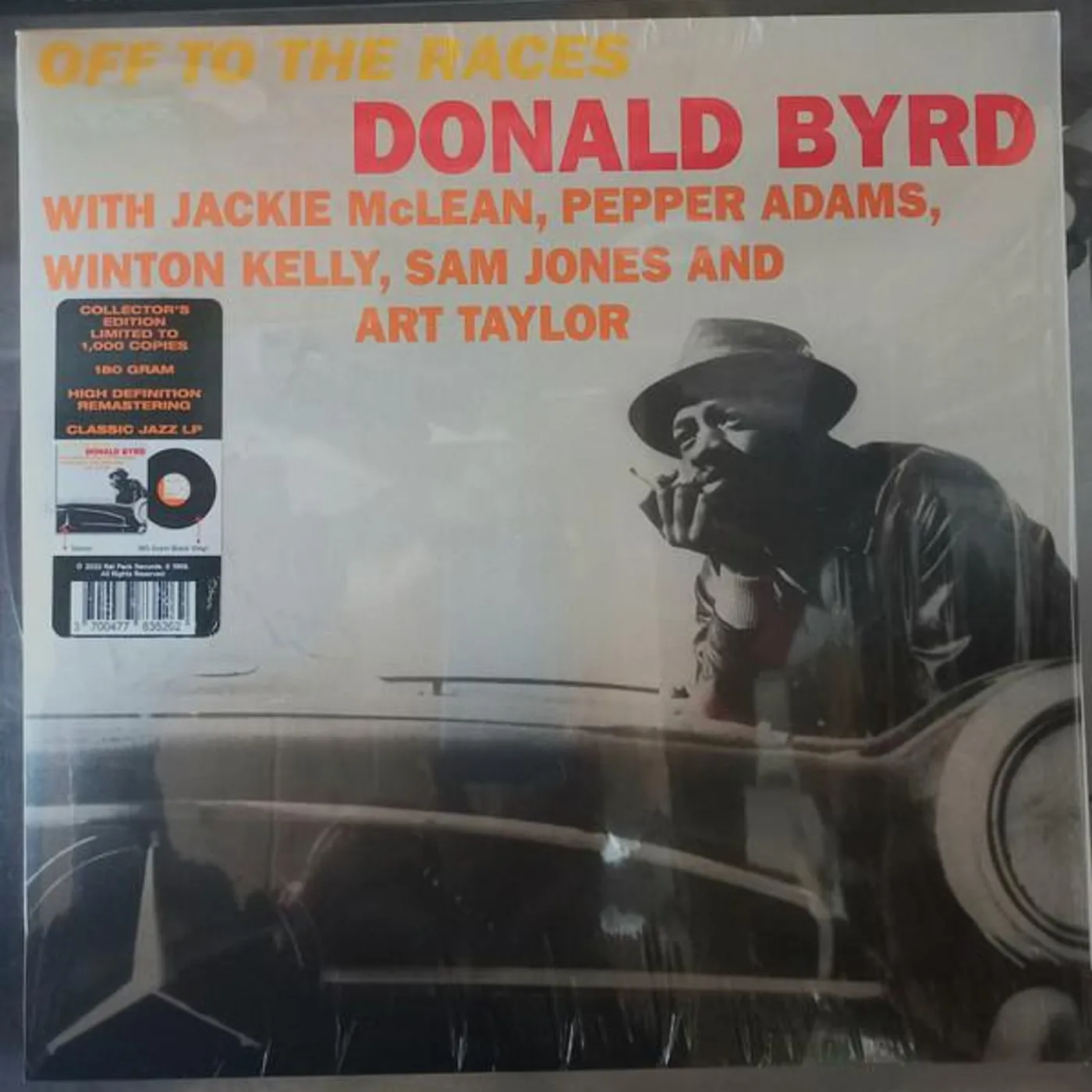 Donald Byrd OFF TO THE RACES Vinyl Record