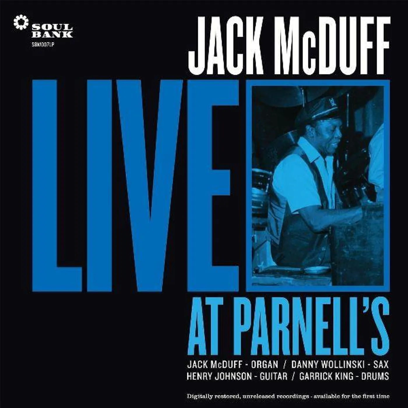 Jack McDuff LIVE AT PARNELL’S (2CD) CD