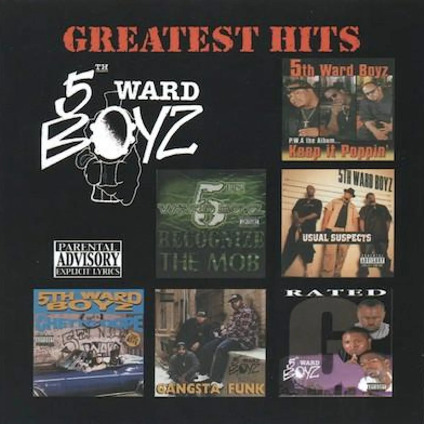 5th Ward Boyz GREATEST HITS CD