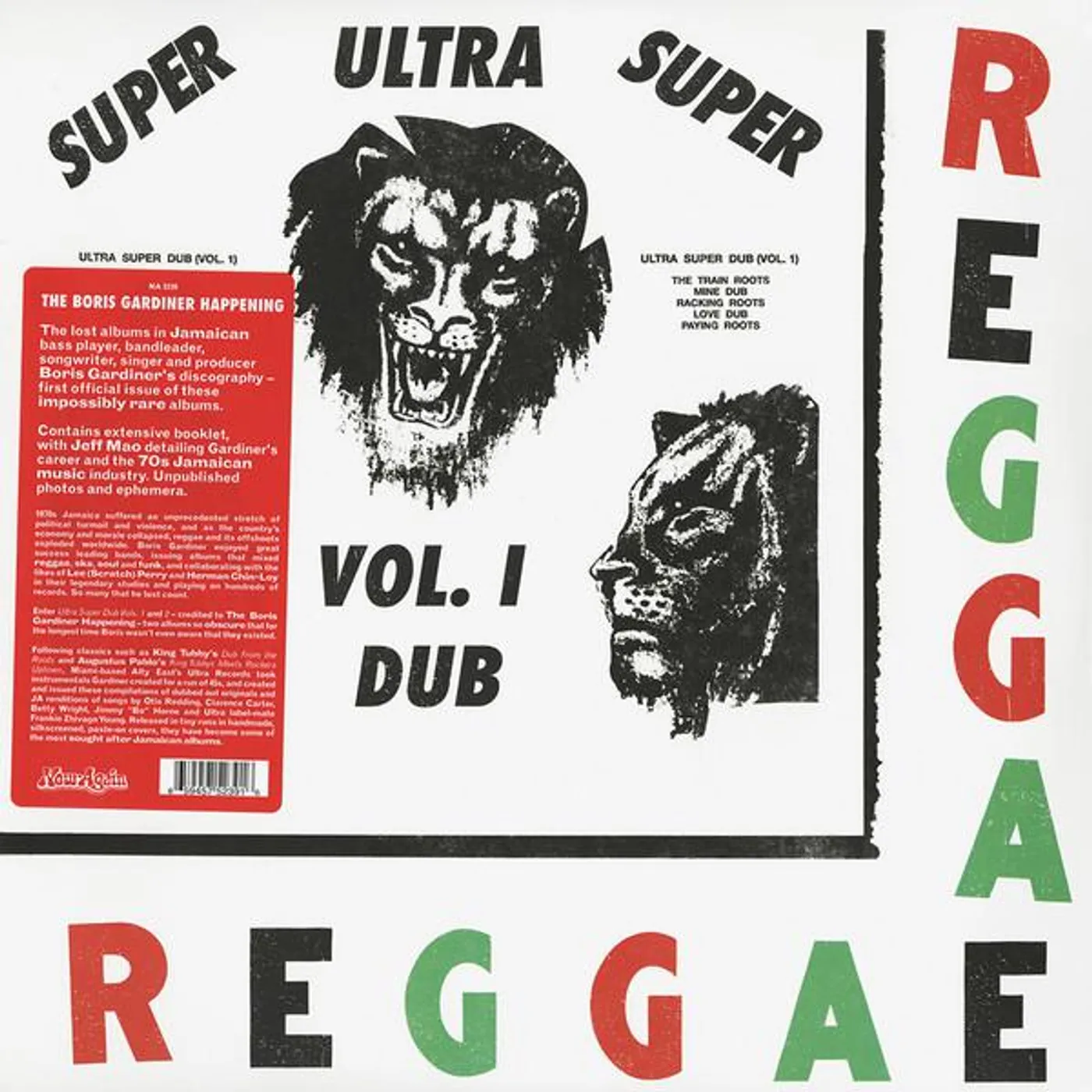 Boris Gardiner ULTRA SUPER DUB V.1 Vinyl Record