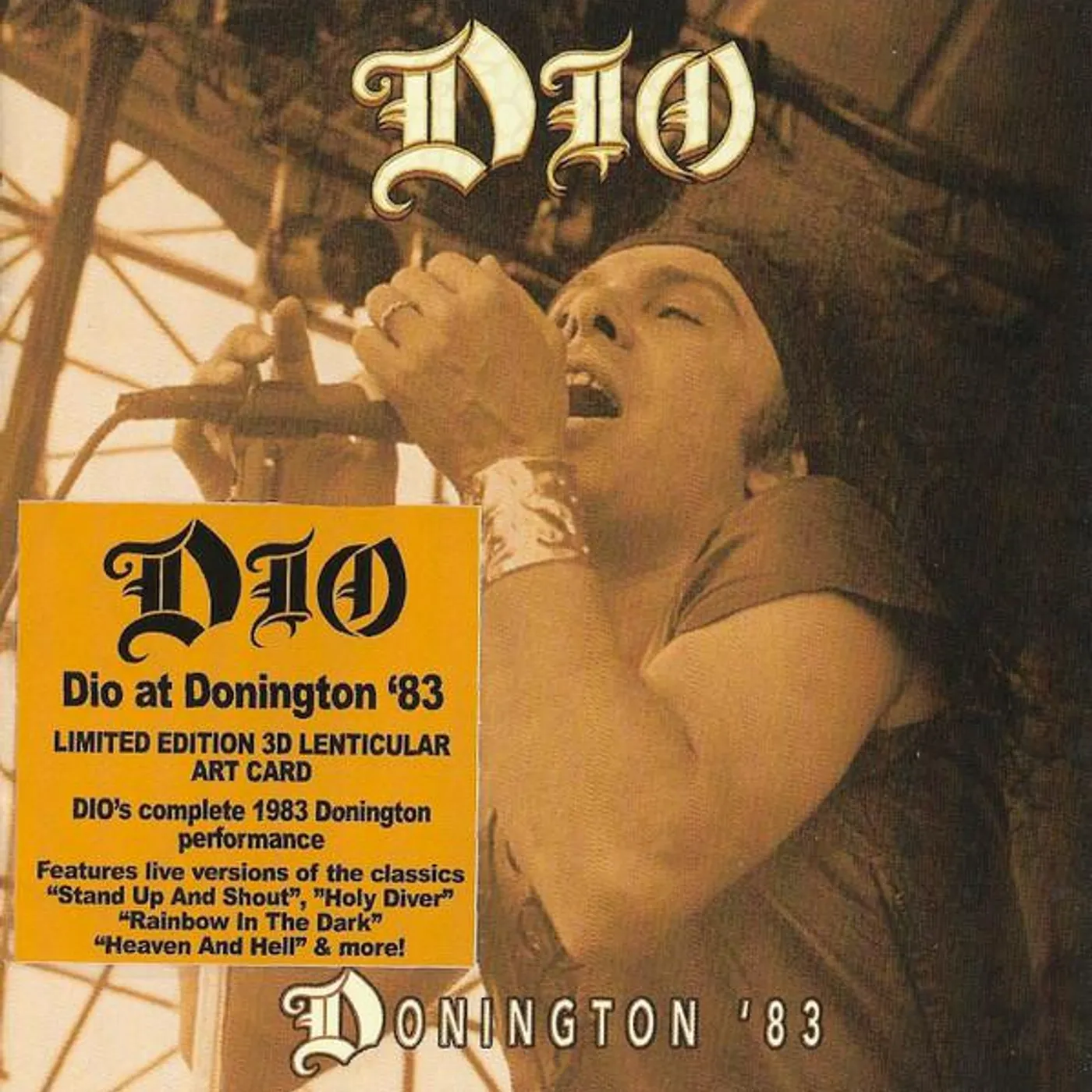 DIO AT DONINGTON '83 (LIMITED EDITION DIGIPAK WITH LENTICULAR COVER) CD