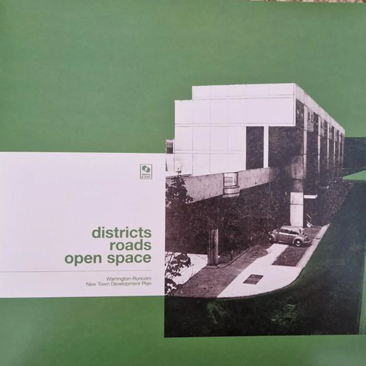 Warrington-Runcorn New Town Development Plan DISTRICTS ROADS OPEN SPACE Vinyl Record