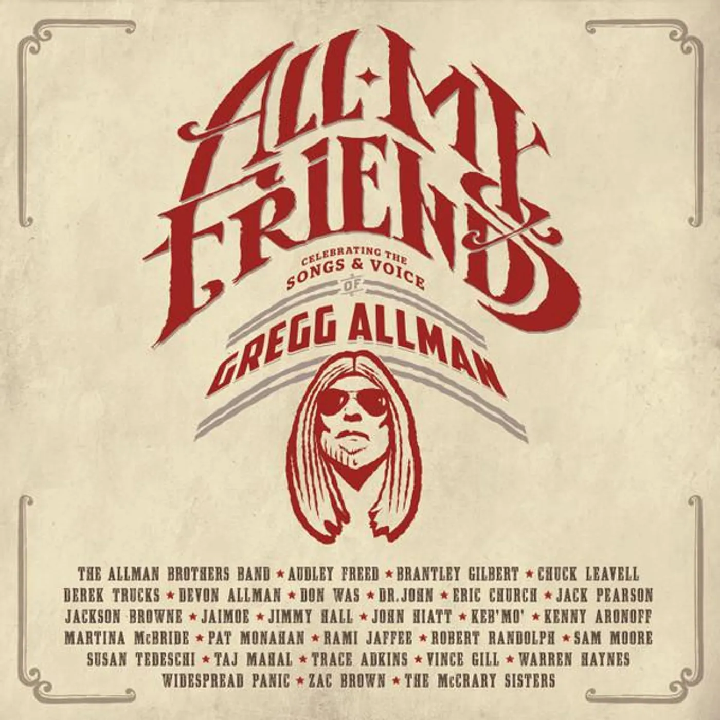 Various Artists  All My Friends: Celebrating The Songs & Voice Of Gregg Allman (American Marble Vinyl/4LP) Vinyl Record