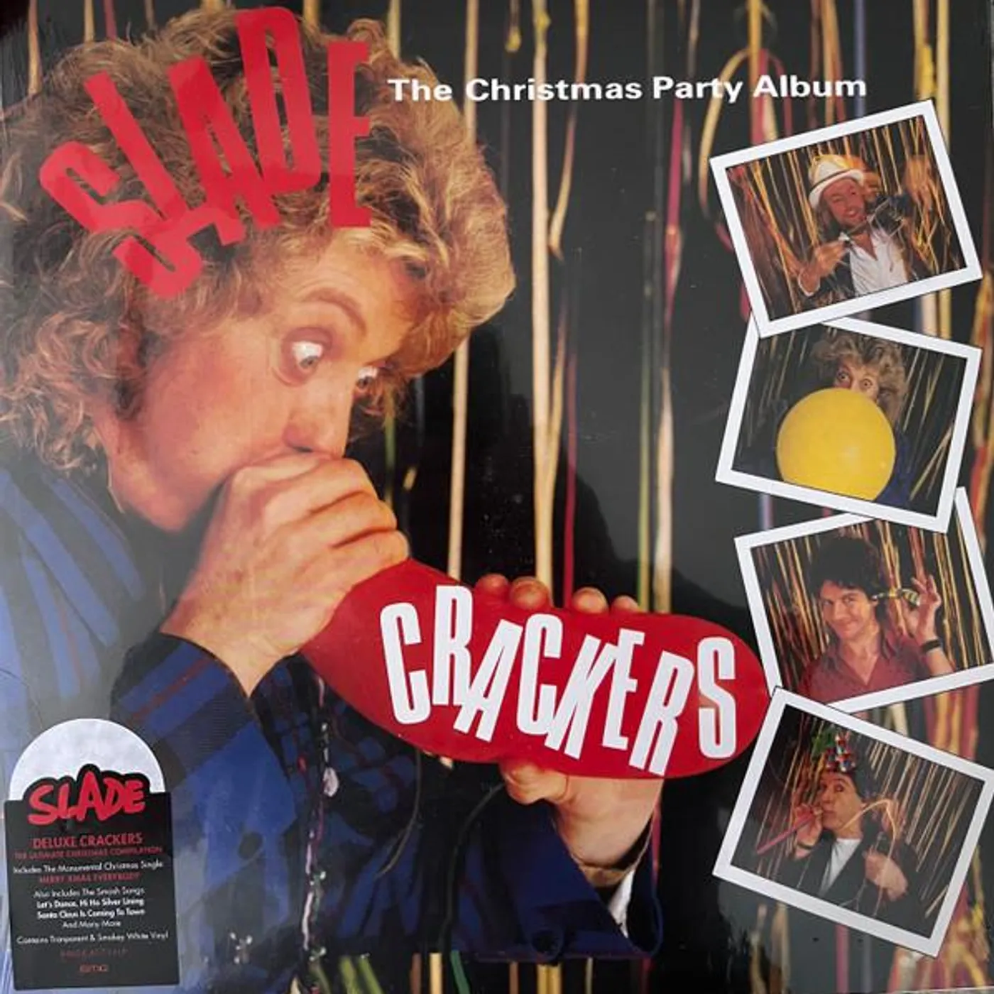 Slade CRACKERS (SNOWFLAKE SPLATTER VINYL) Vinyl Record