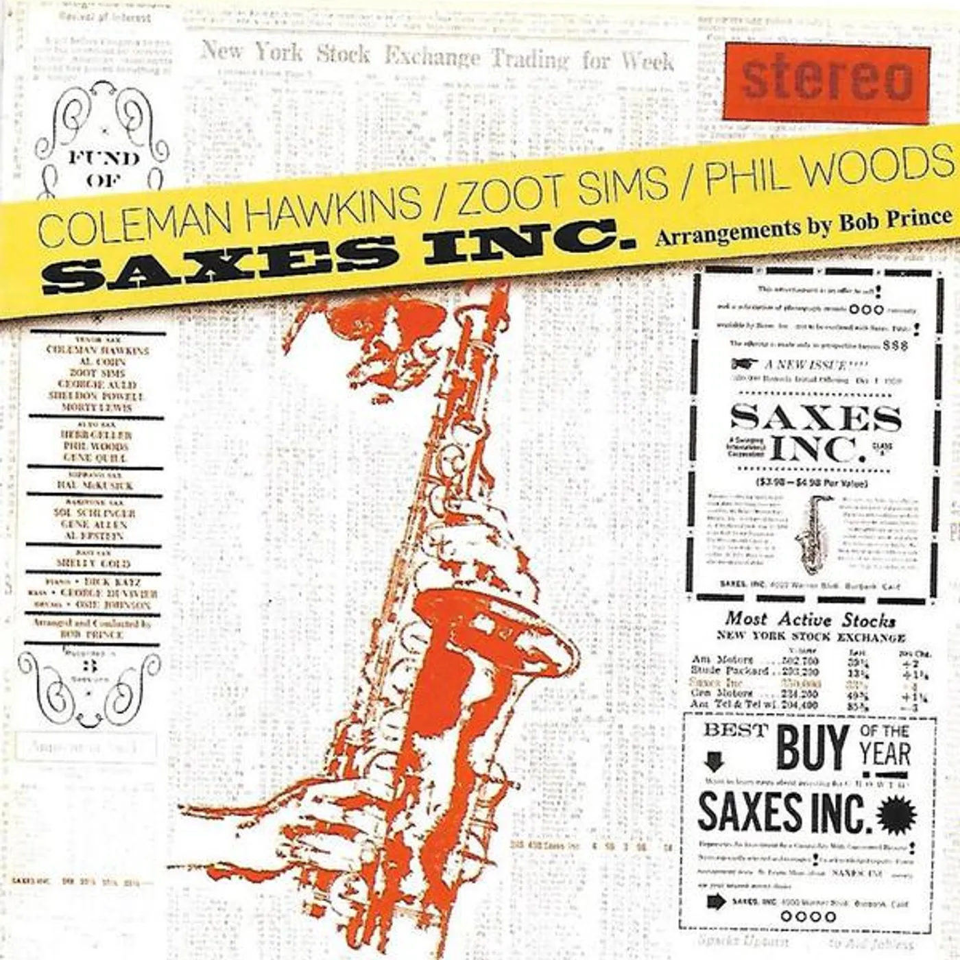Coleman Hawkins SAXES INC CD