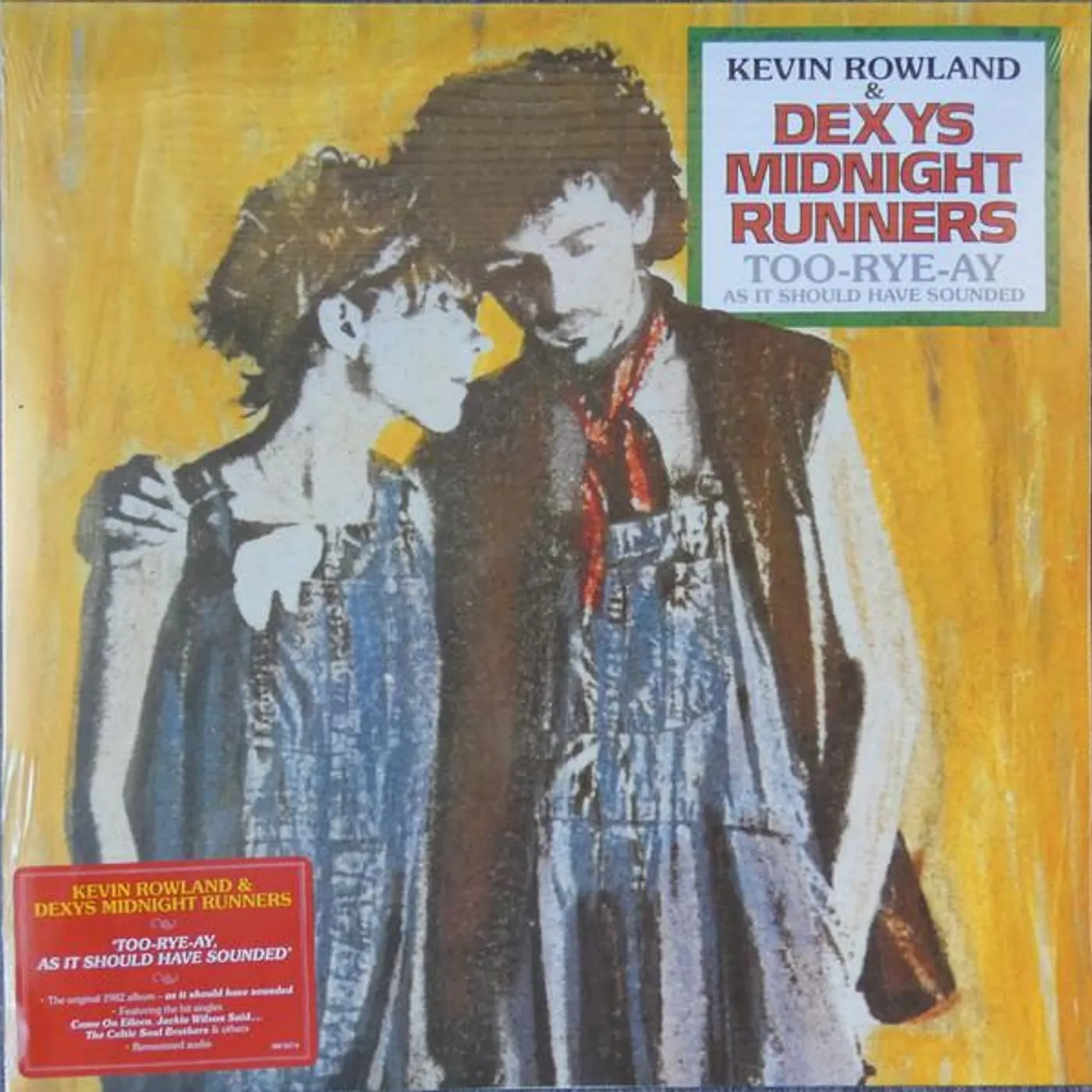 Kevin Rowland & Dexys Midnight Runners TOO-RYE-AY Vinyl Record