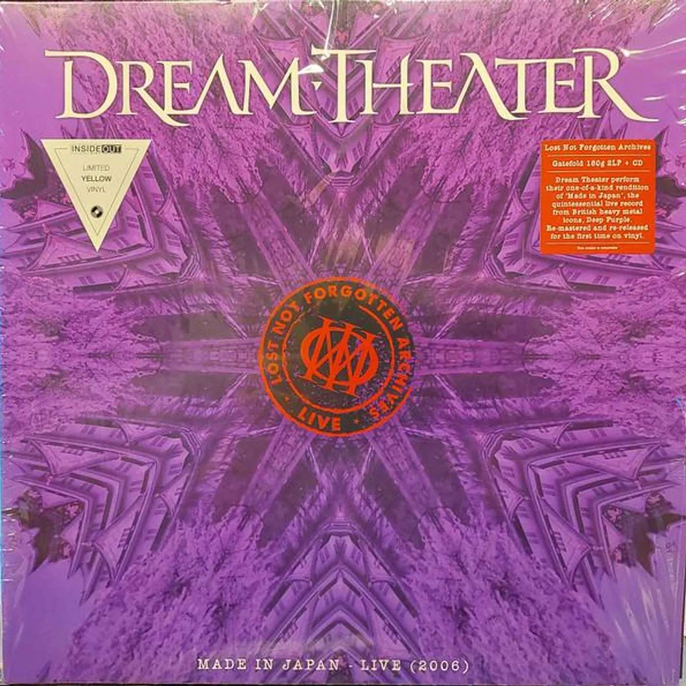 Dream Theater LOST NOT FORGOTTEN ARCHIVES: MADE IN JAPAN - LIVE Vinyl Record