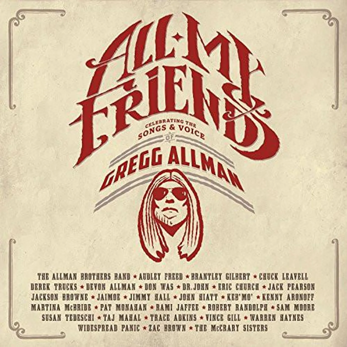 Various Artists  All My Friends: Celebrating The Songs & Voice Of Gregg Allman (Iron & Blood/4Lp) Vinyl Record