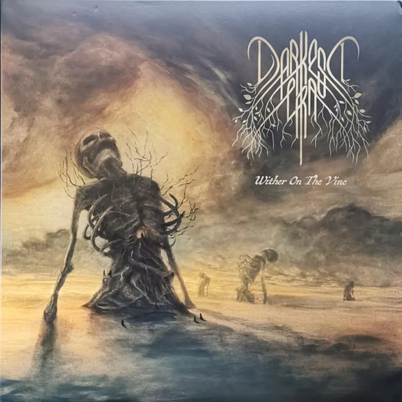 Darkest Era WITHER ON THE VINE (GOLD VINYL) Vinyl Record